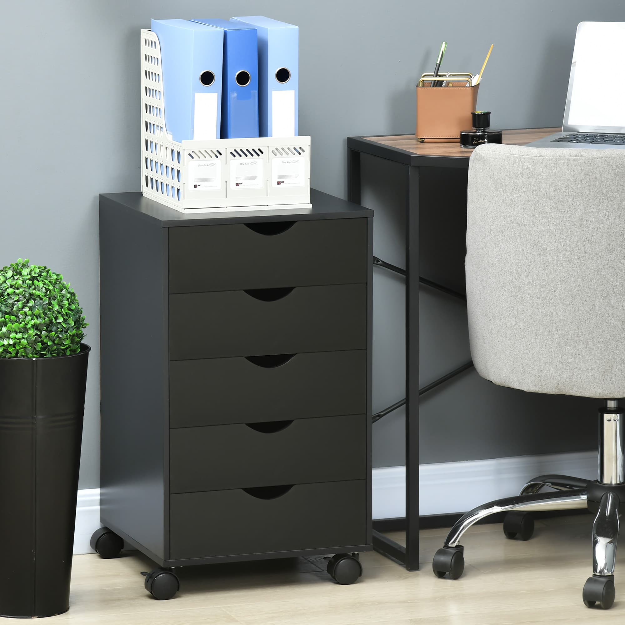 Effortless Office Organisation with this 5-Drawer Mobile Cabinet - image 4
