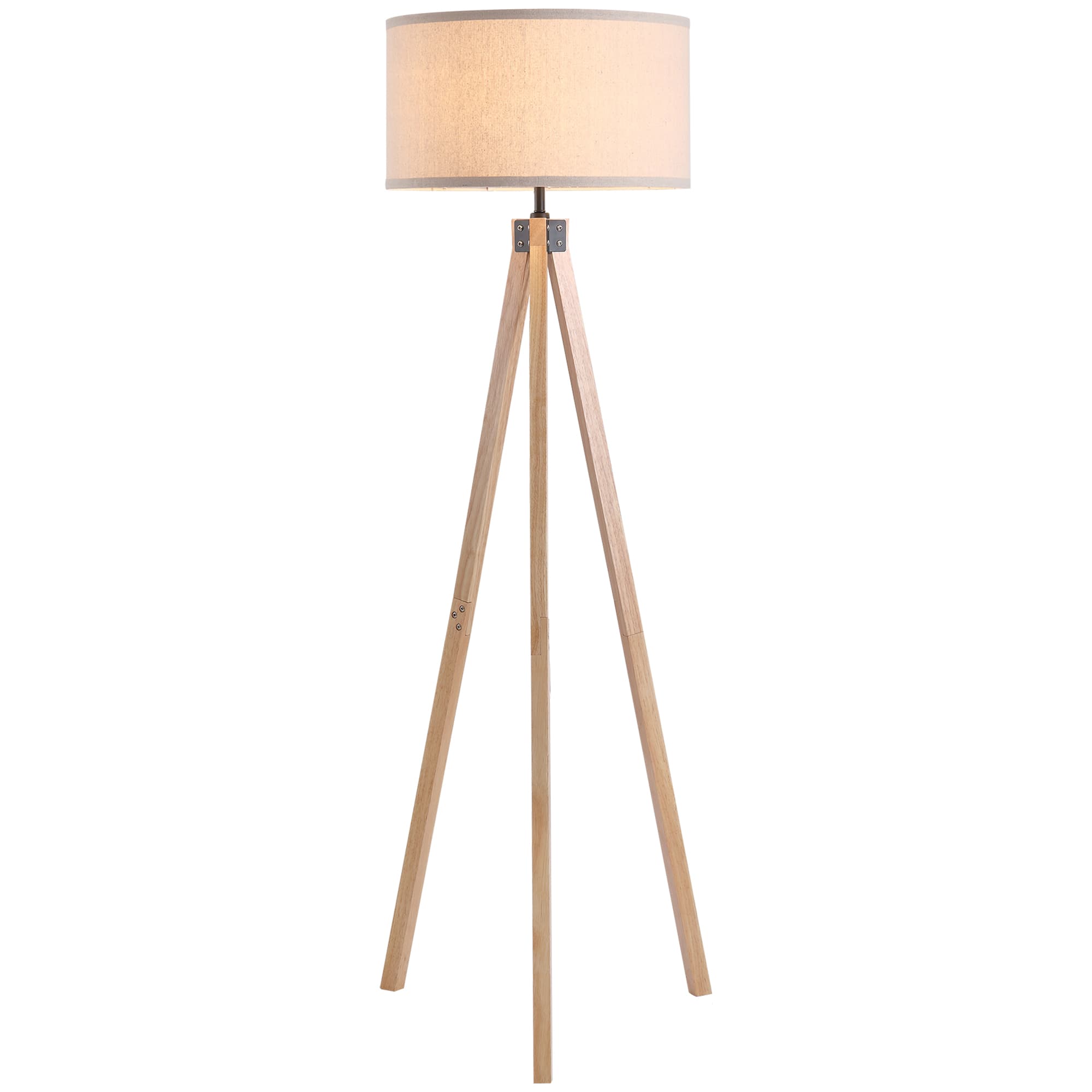 Transform Your Space with this Elegant Tripod Floor Lamp - Beige