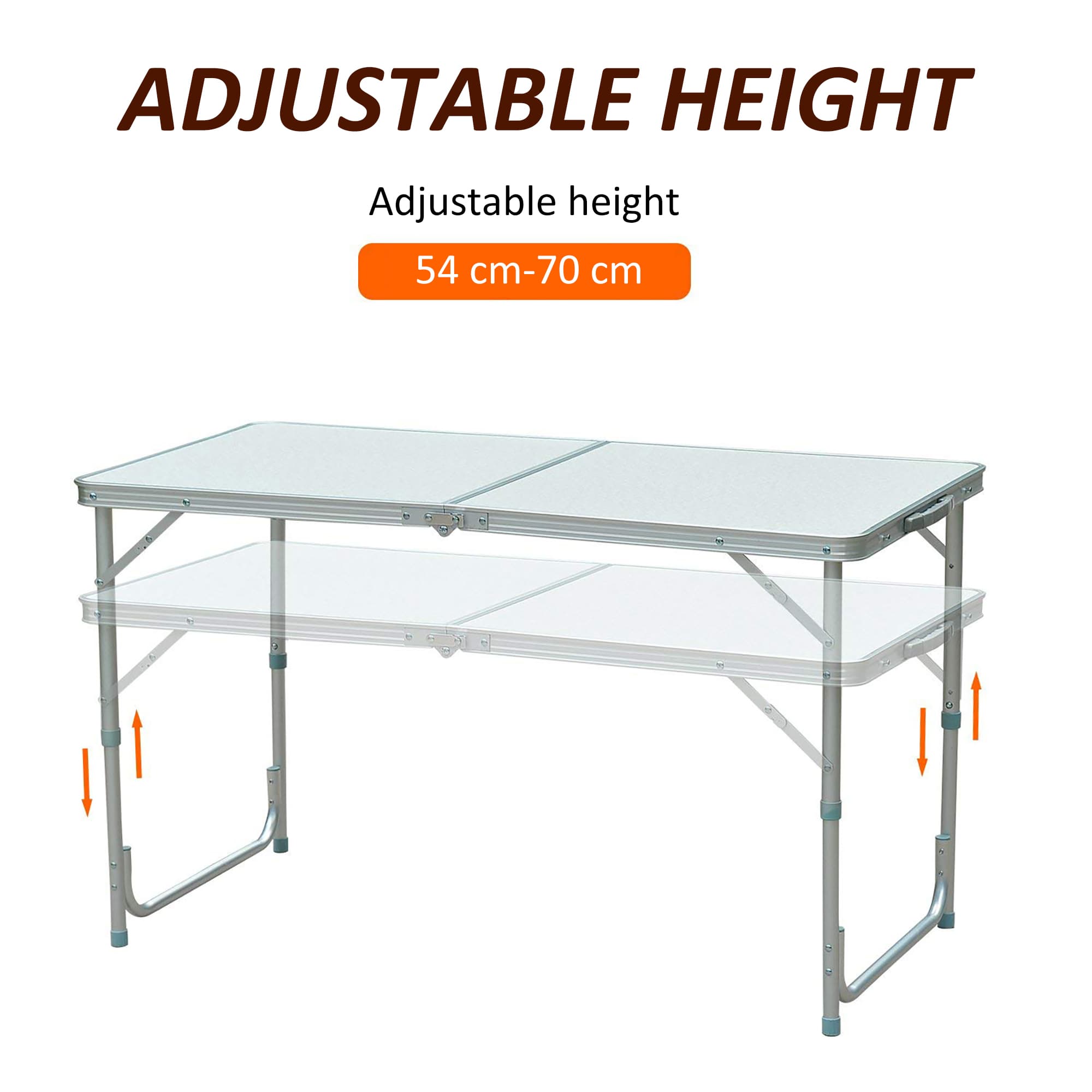 Folding table that sets up in seconds and folds flat for storage - image 9