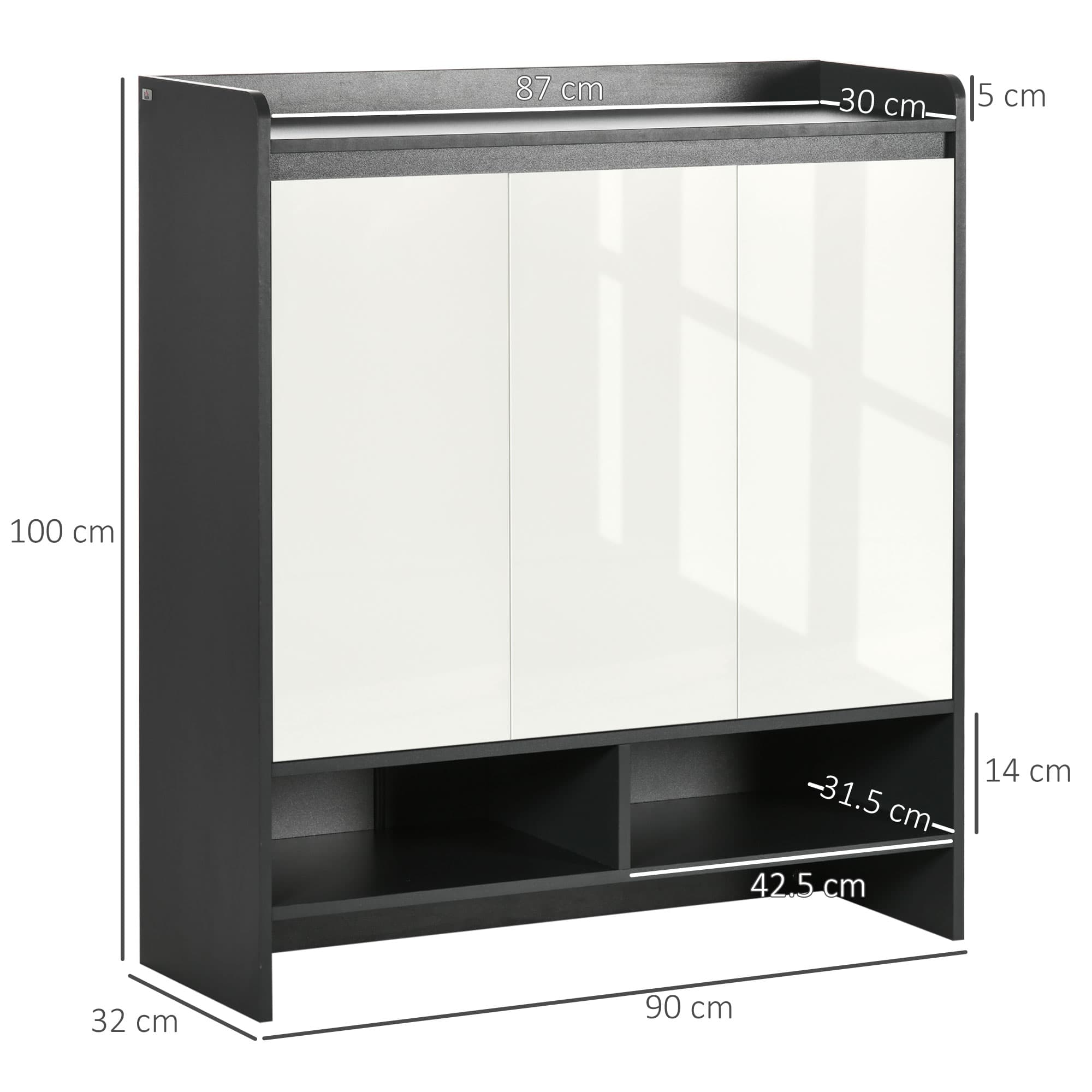 Transform Your Hallway with this High Gloss Shoe Cabinet - image 2