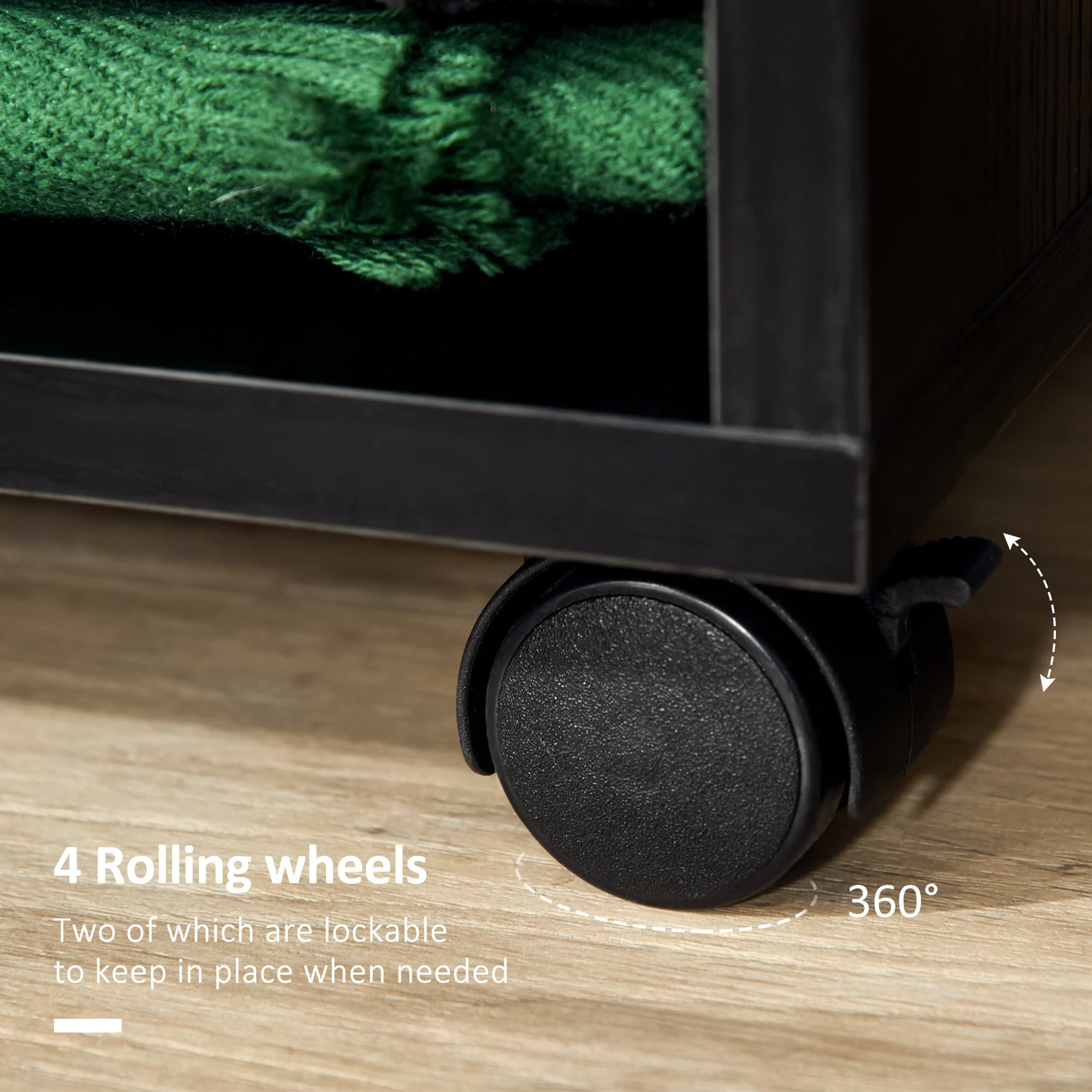 Transform Your Space with this Mobile Black Open Wardrobe - image 3