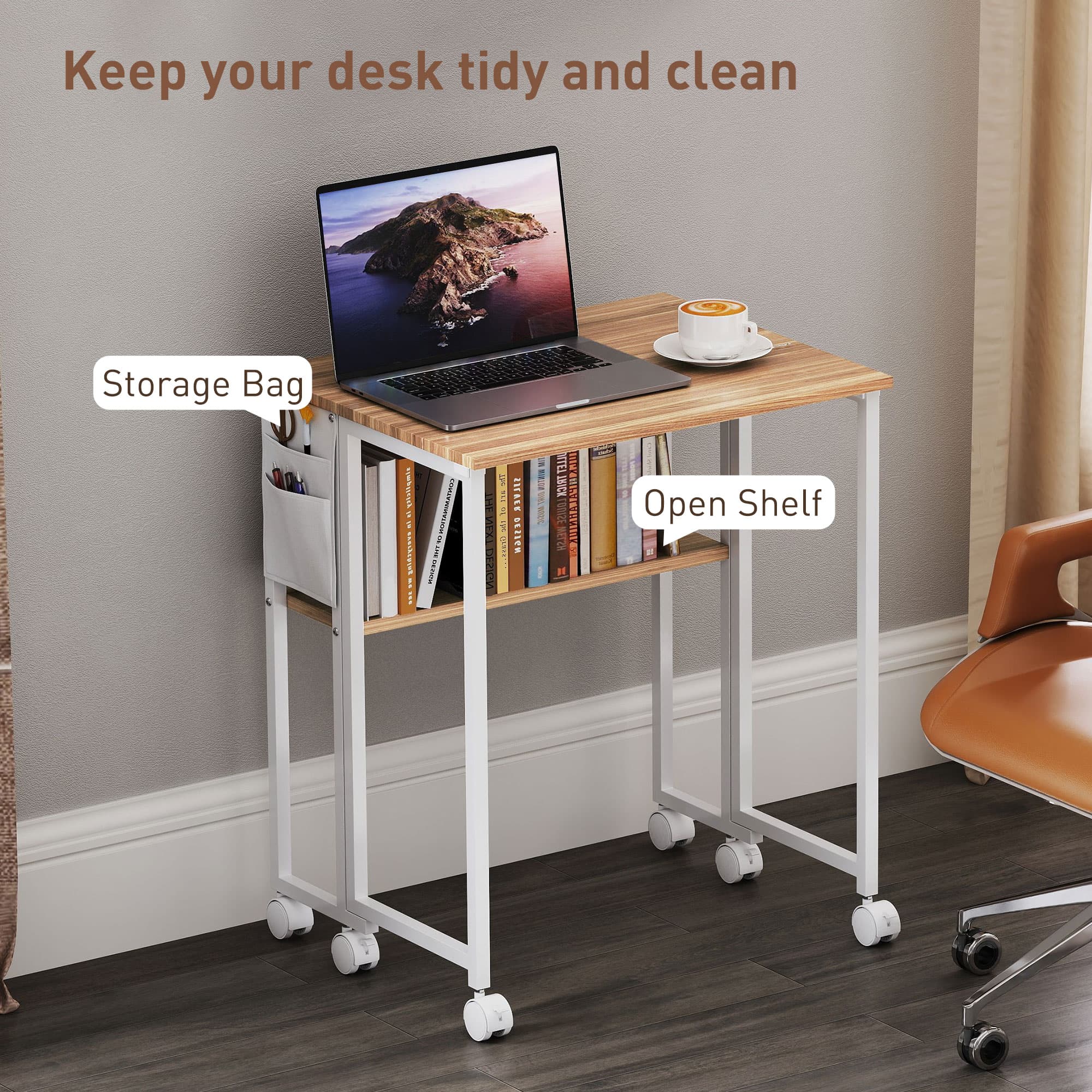 Transform Your Space with this 63cm Drop Leaf Writing Desk - image 2