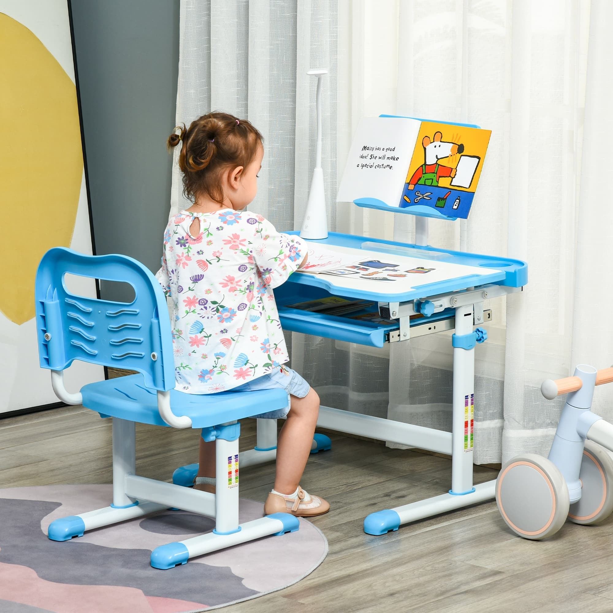 Transform Their Study Time with this Adjustable Desk Set - image 4