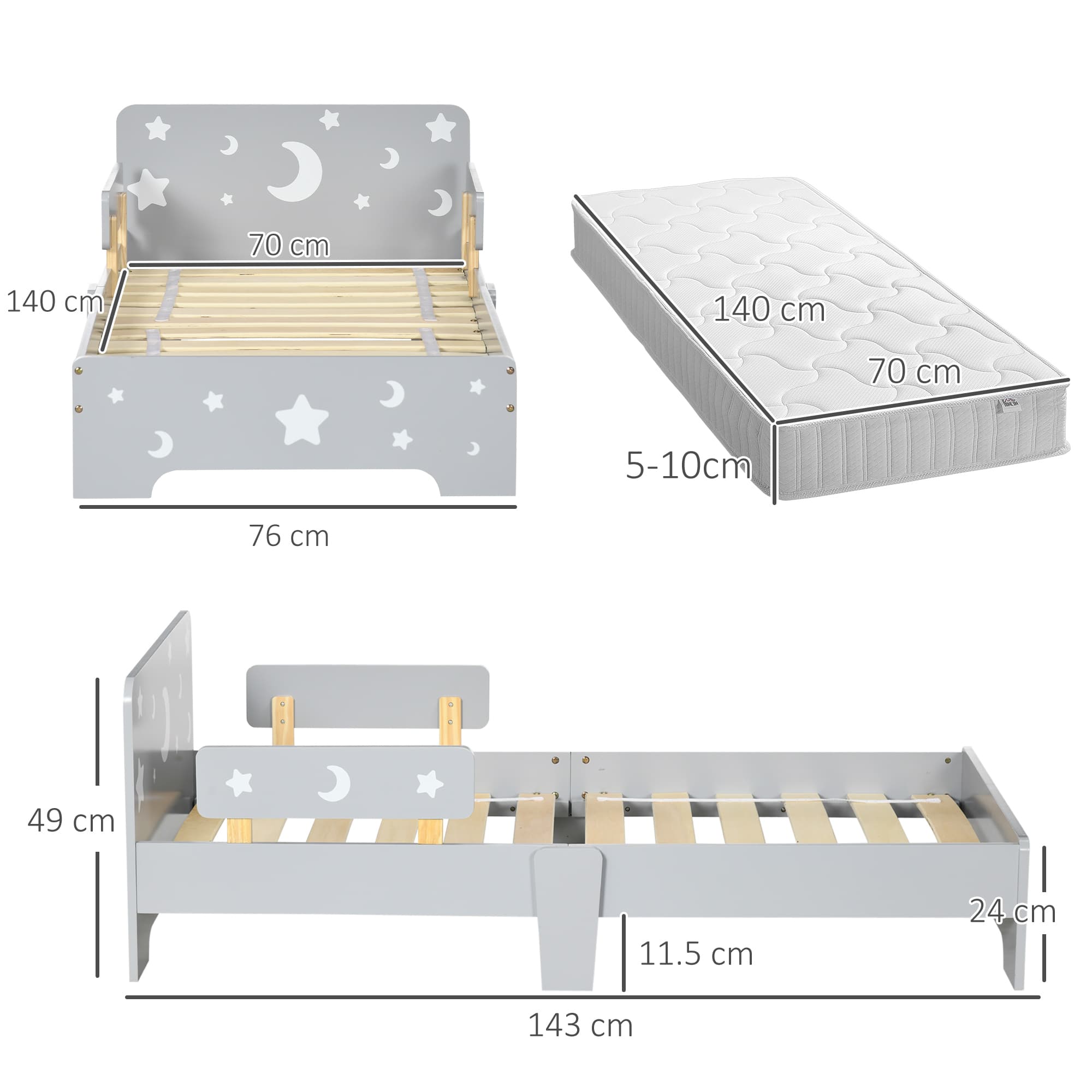 Transform Their Room with the ZONEKIZ Starry Toddler Bed - image 1