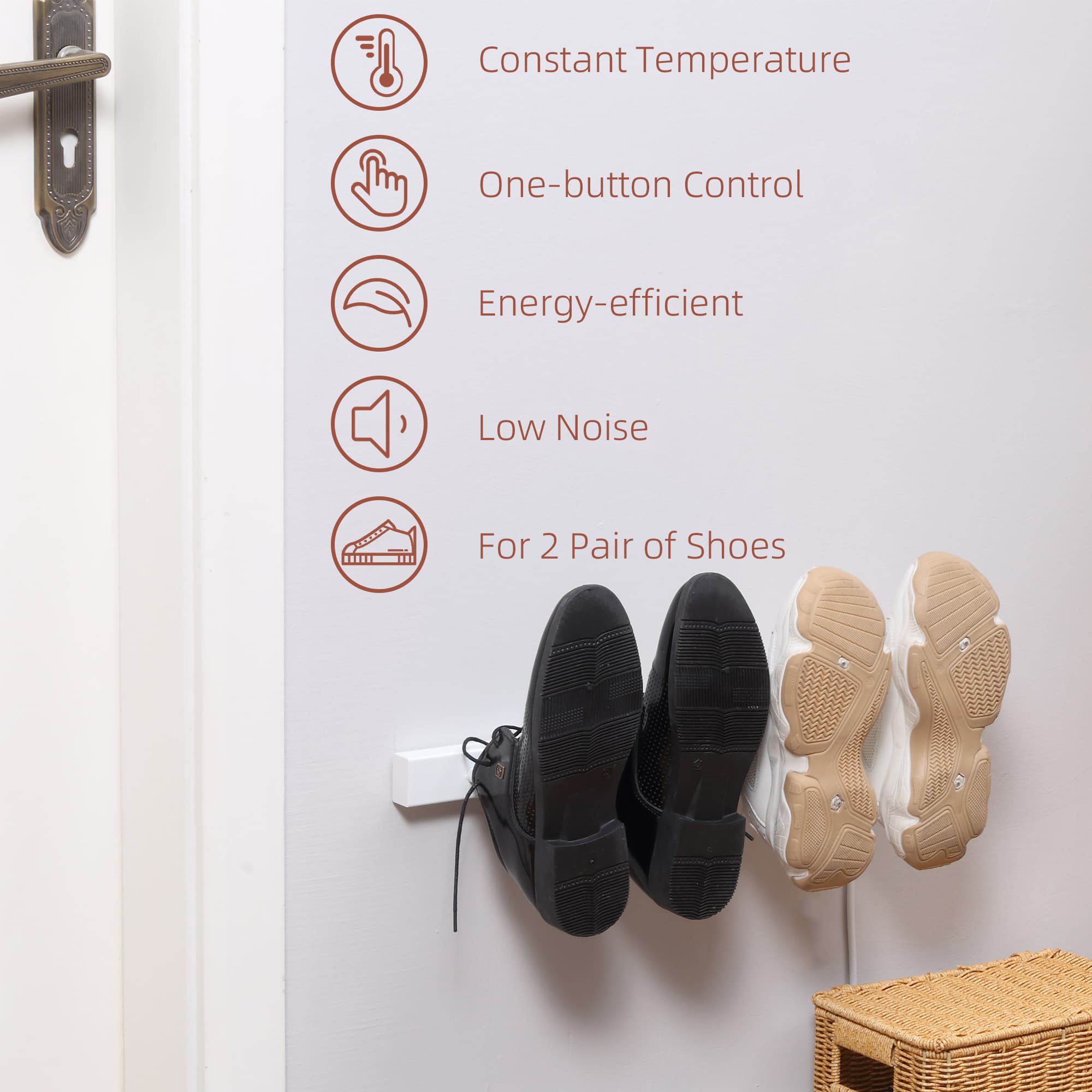 Keep boots and shoes dry overnight with a wall-mounted shoe dryer - image 9