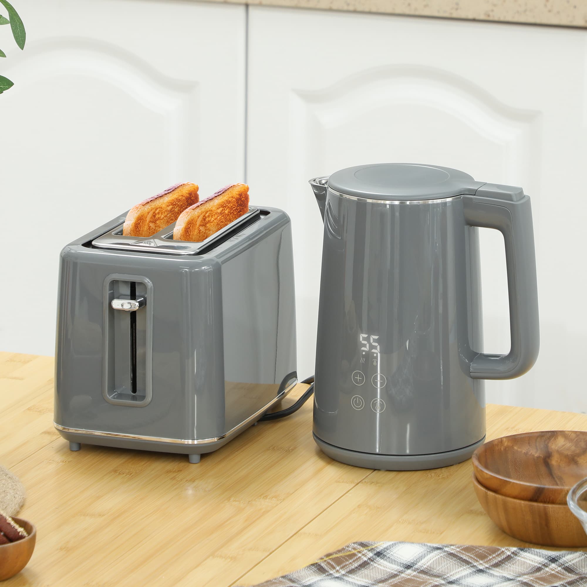 Transform Your Mornings with this Grey Digital Breakfast Set - image 3