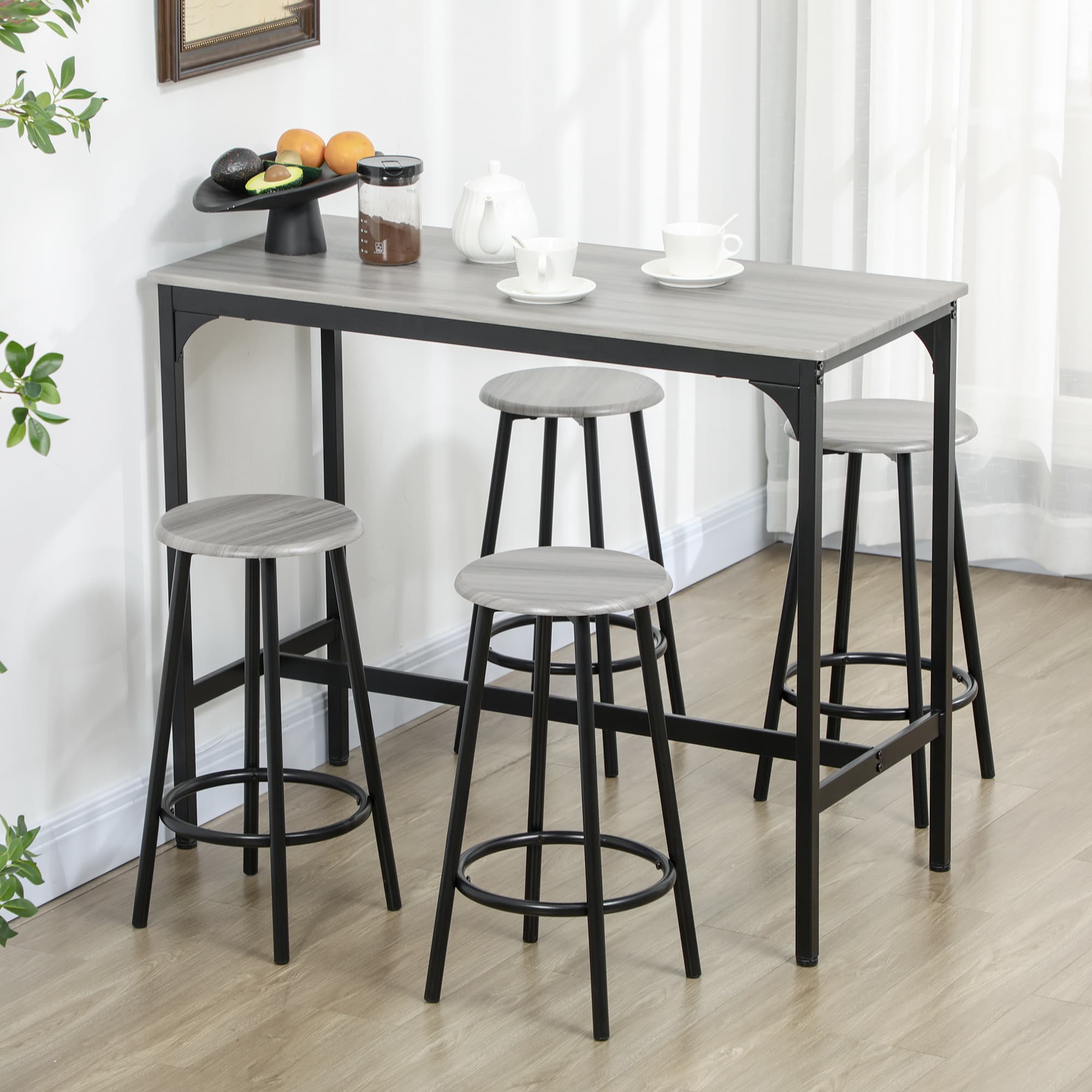 Transform Your Kitchen with this 5-Piece Industrial Bar Set - image 4