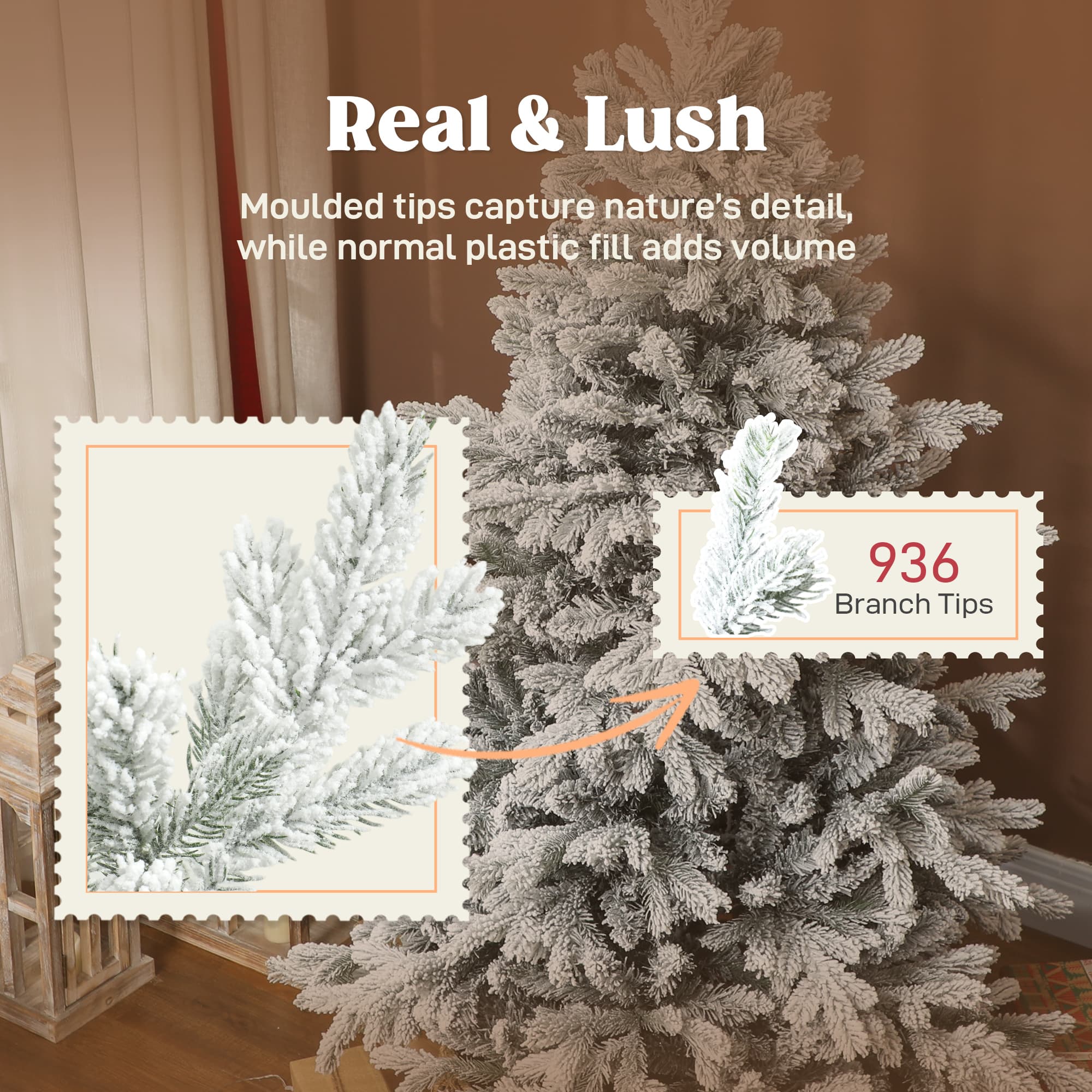Transform Your Home with this 5ft Snow Flocked Christmas Tree - image 4