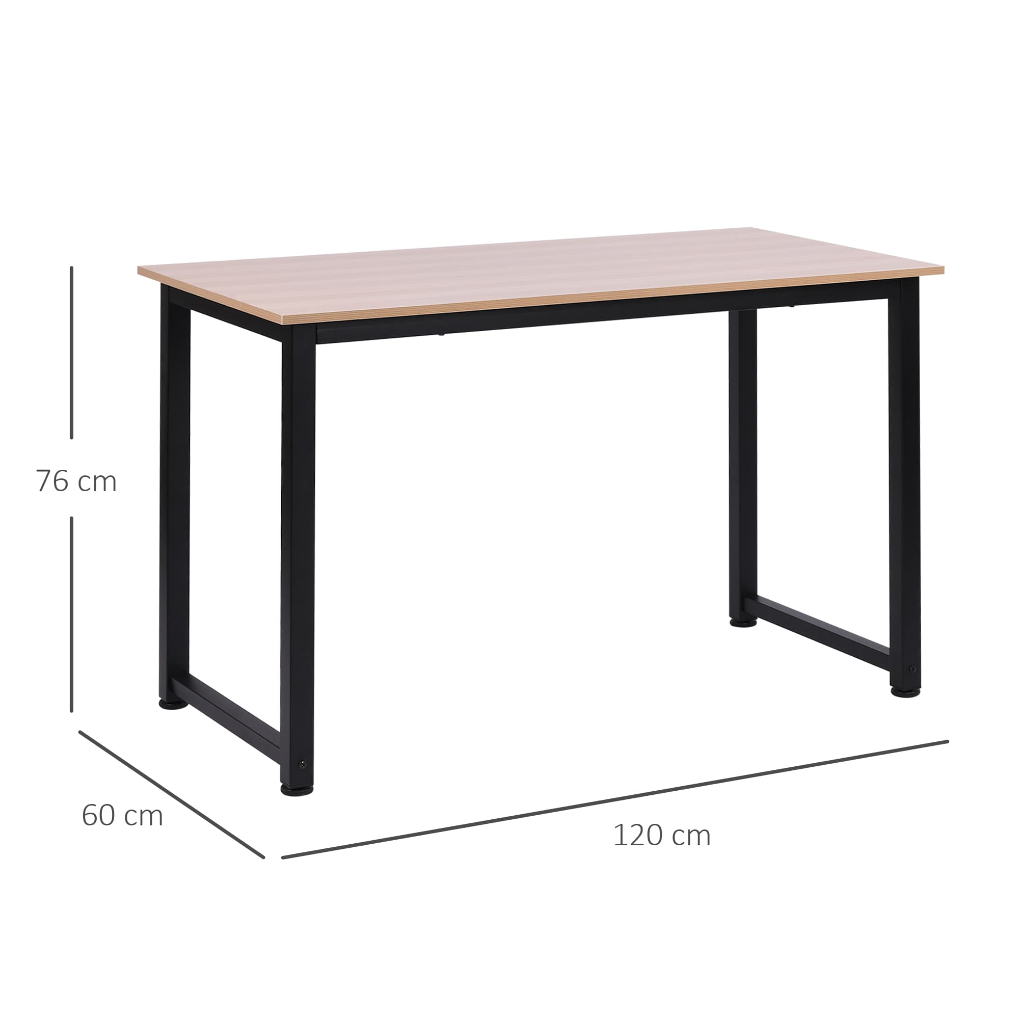 Transform Your Workspace with this 120cm Black Computer Desk - image 4
