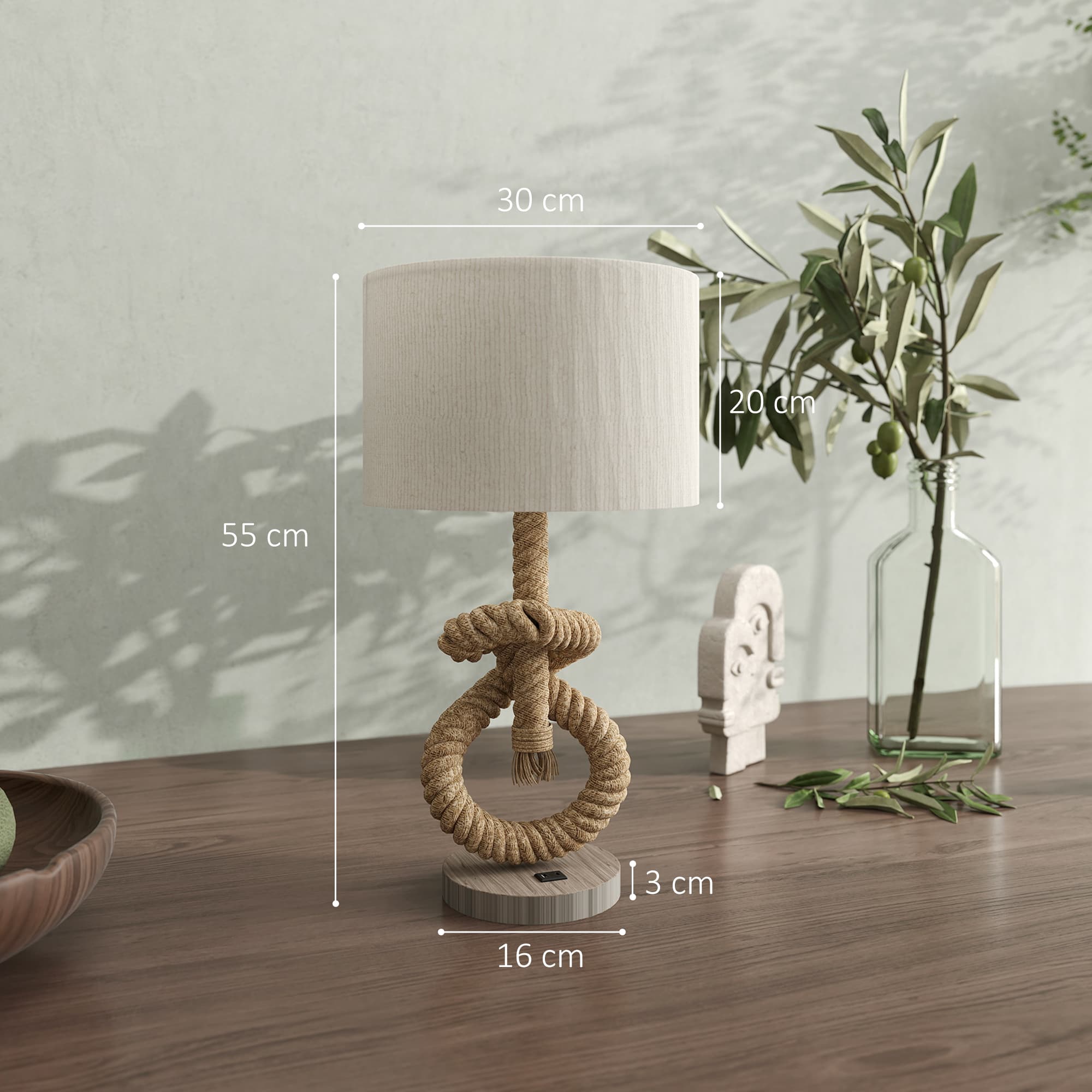 A rope-knot lamp that brings coastal character to any desk or bedside - image 8
