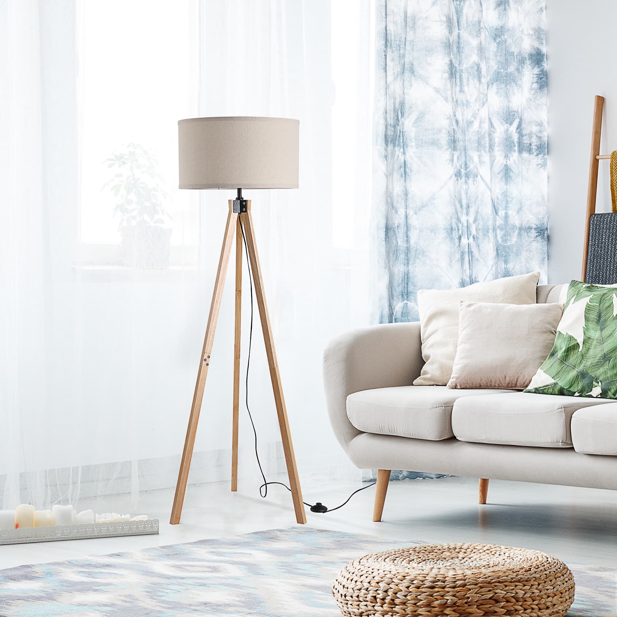 Transform Your Space with this Elegant Tripod Floor Lamp - image 4