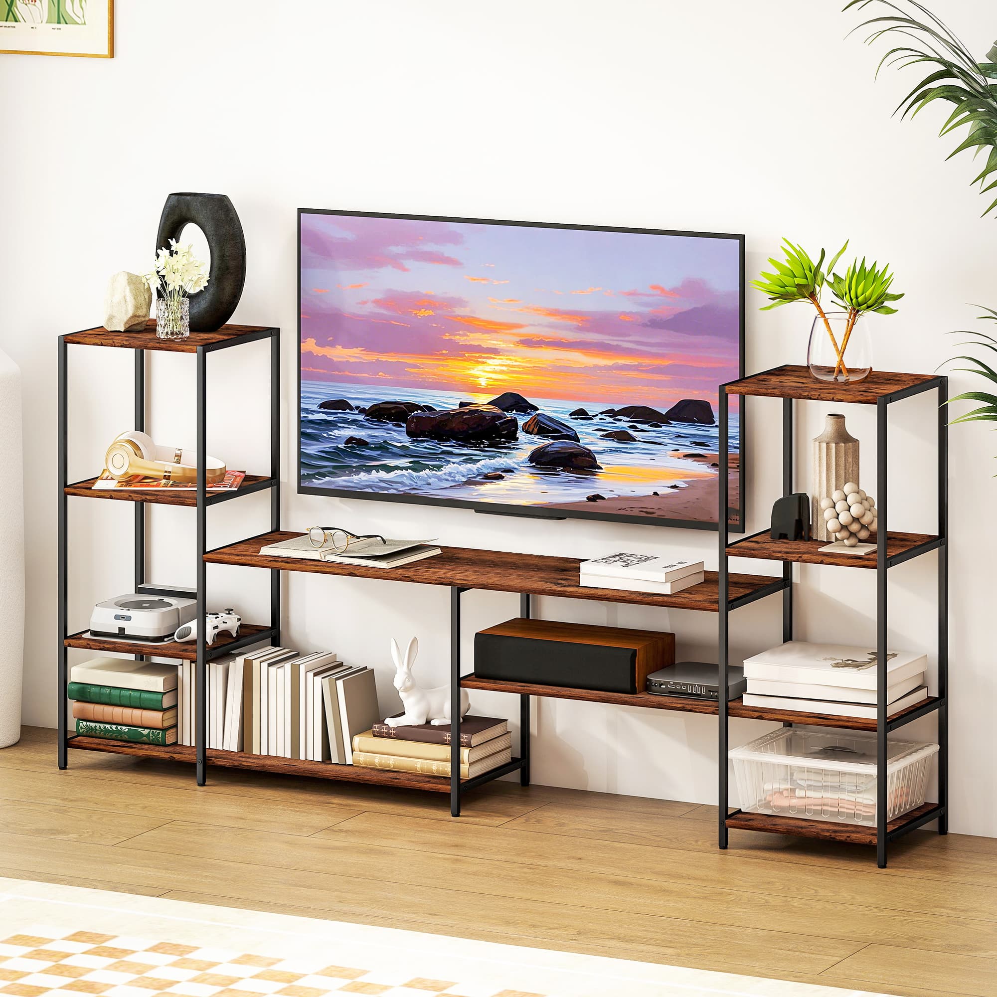 Transform Your Lounge with this Industrial 55-Inch TV Unit - image 2