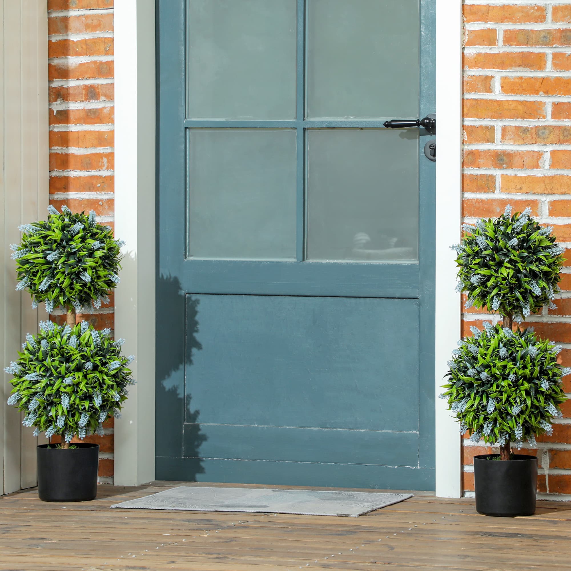 Transform Your Space with 70cm Faux Lavender Ball Trees - image 1