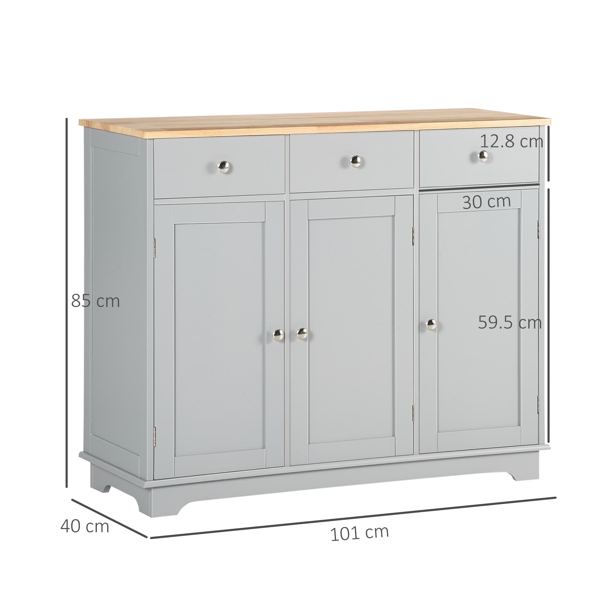 Transform Your Space With This Premium Grey Sideboard - image 5