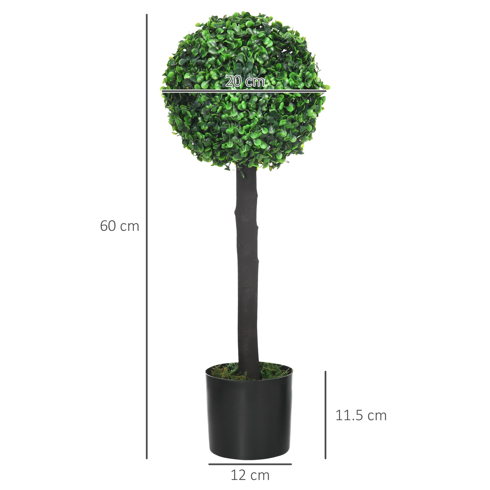 Two Artificial Boxwood Topiary Trees — No Watering Needed - image 10