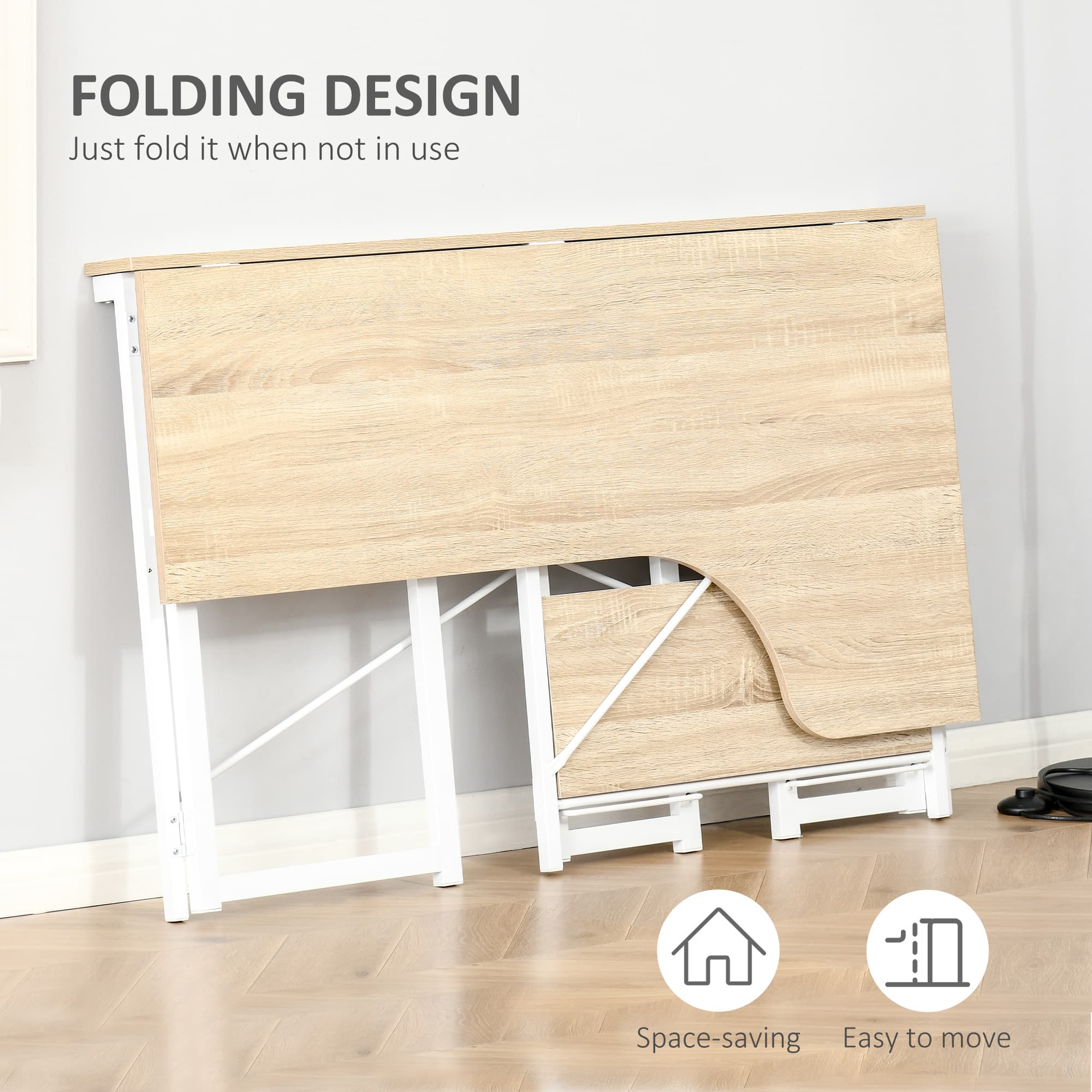 Space-Saving Folding L-Shaped Corner Desk with Storage - image 3