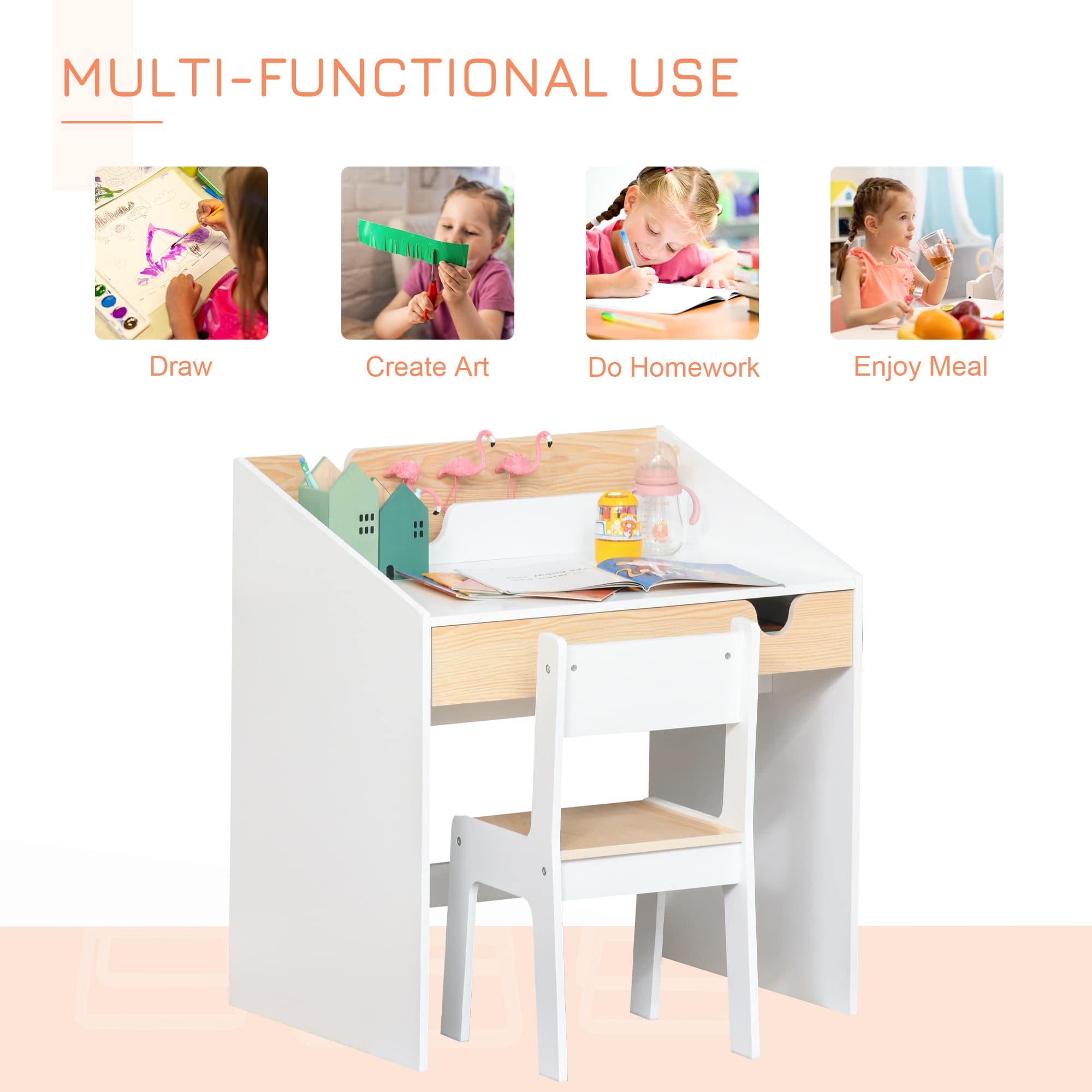 Transform Their Playtime with this Kids Desk and Chair Set - image 5