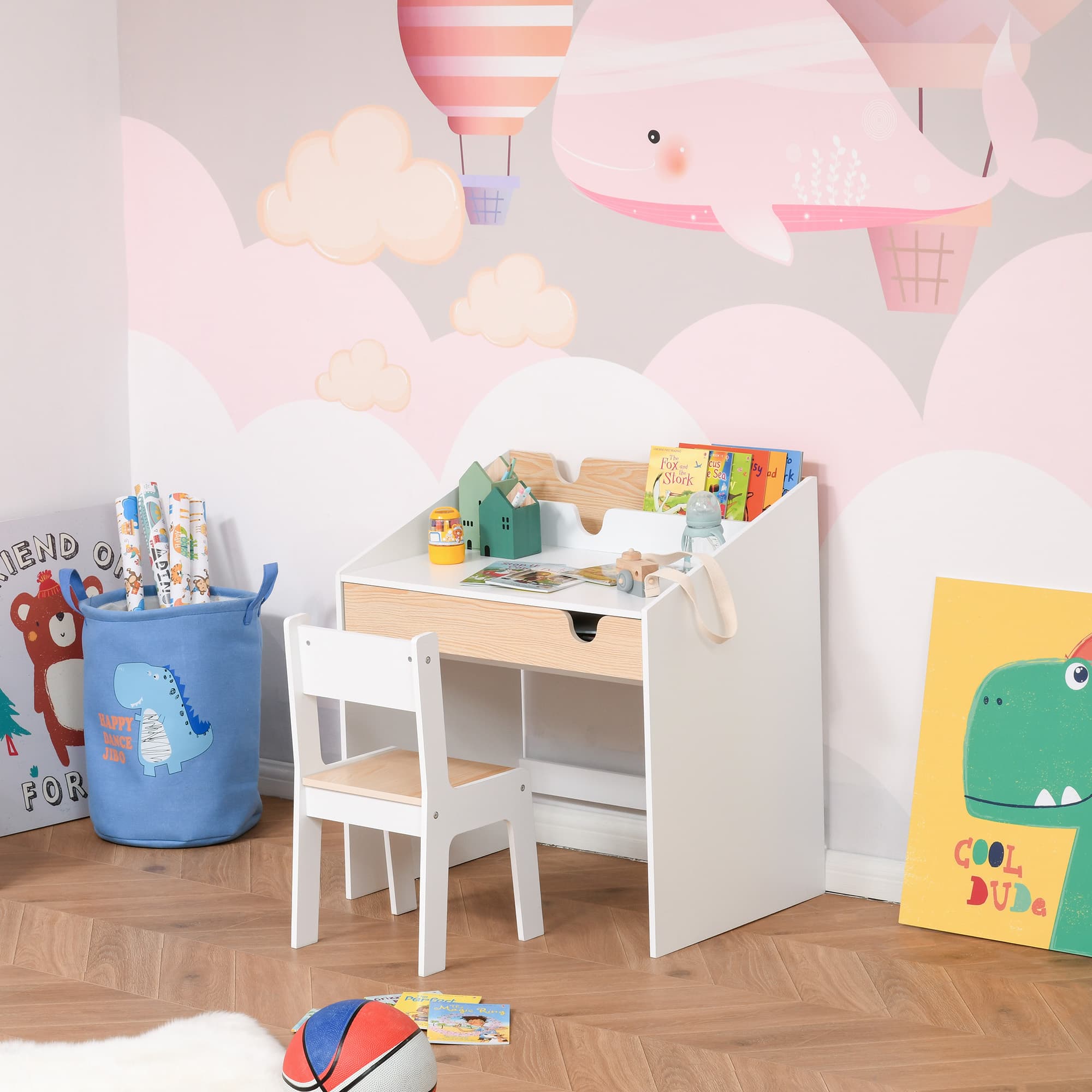 Transform Their Playtime with this Kids Desk and Chair Set - image 1