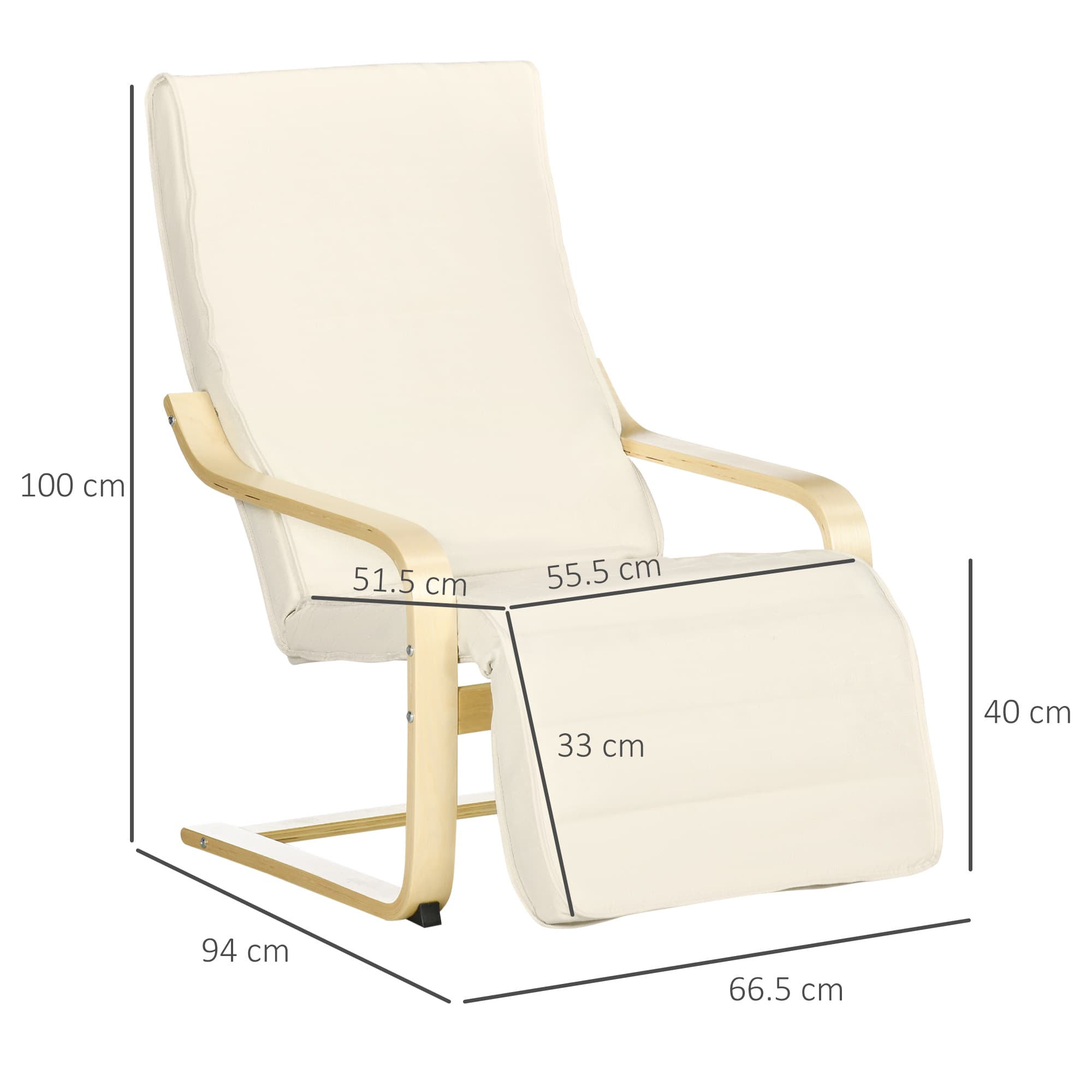Transform Your Space with this Cream White Lounge Armchair - image 4
