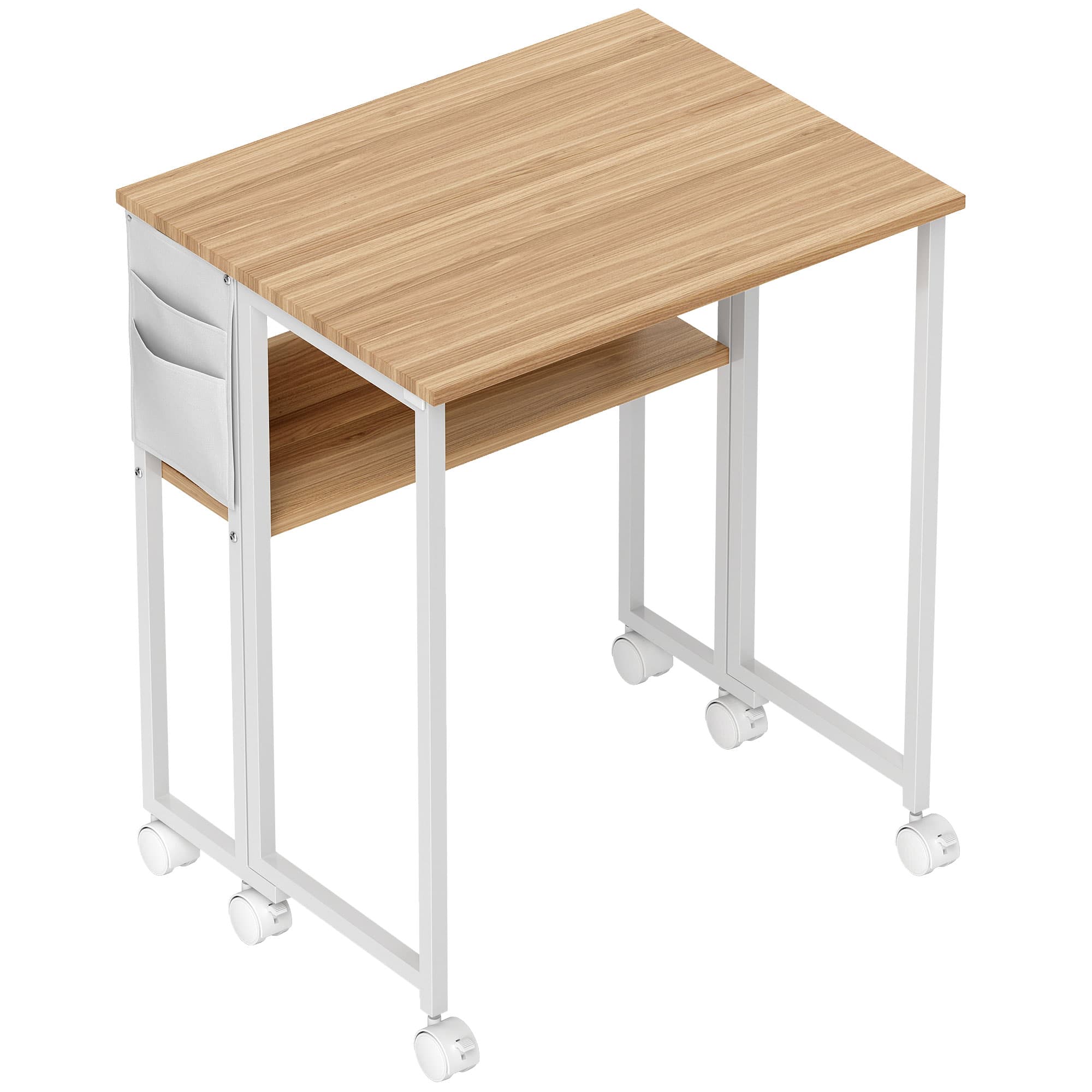 Transform Your Space with this 63cm Drop Leaf Writing Desk - Natural wood finish