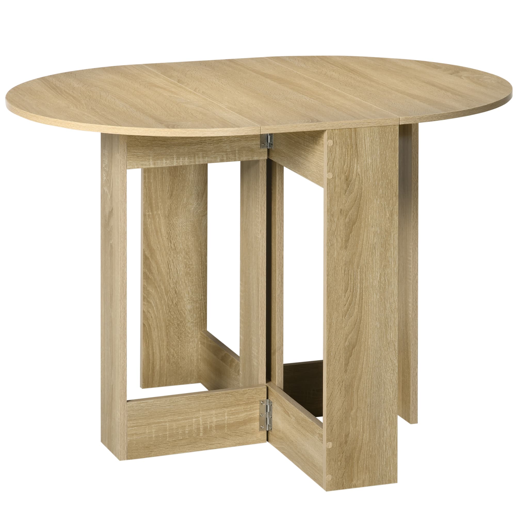 Transform Your Space with this Oak Drop Leaf Dining Table - Oak