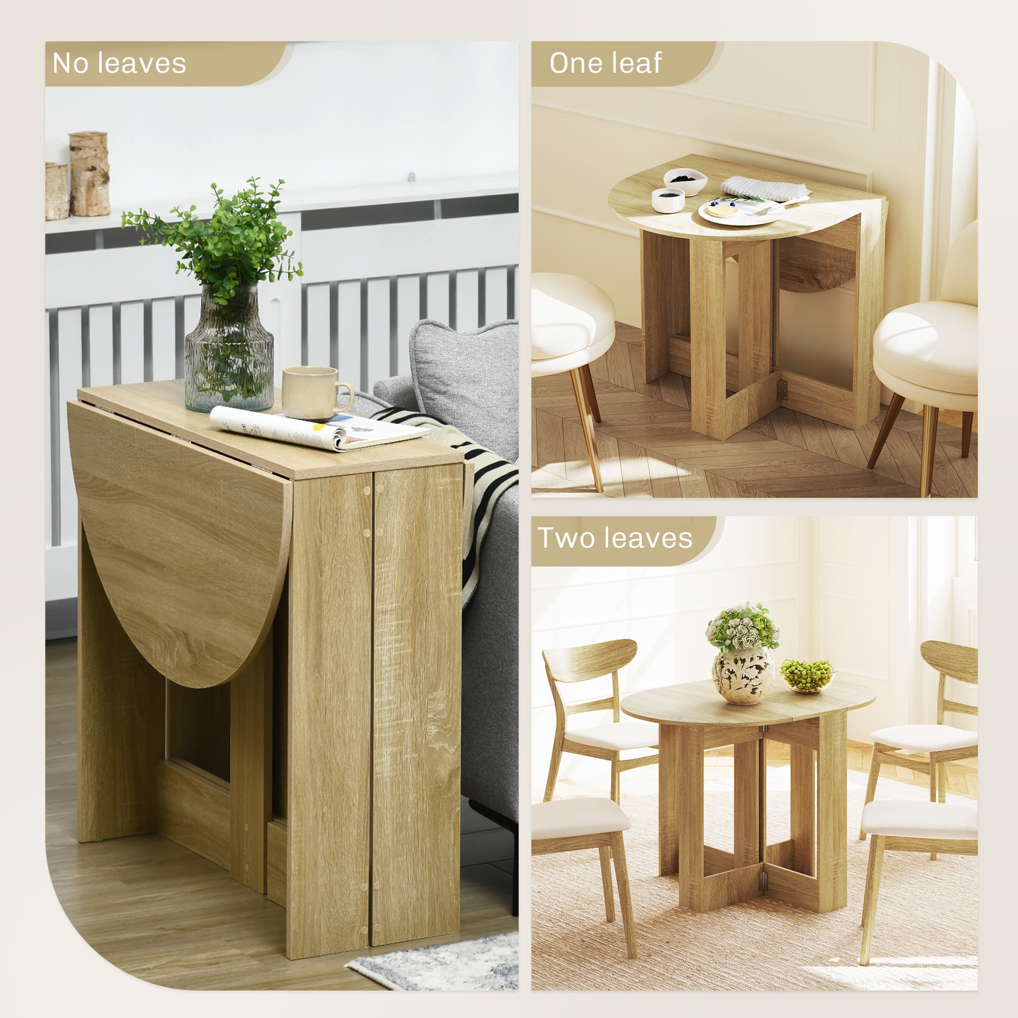 Transform Your Space with this Oak Drop Leaf Dining Table - image 4