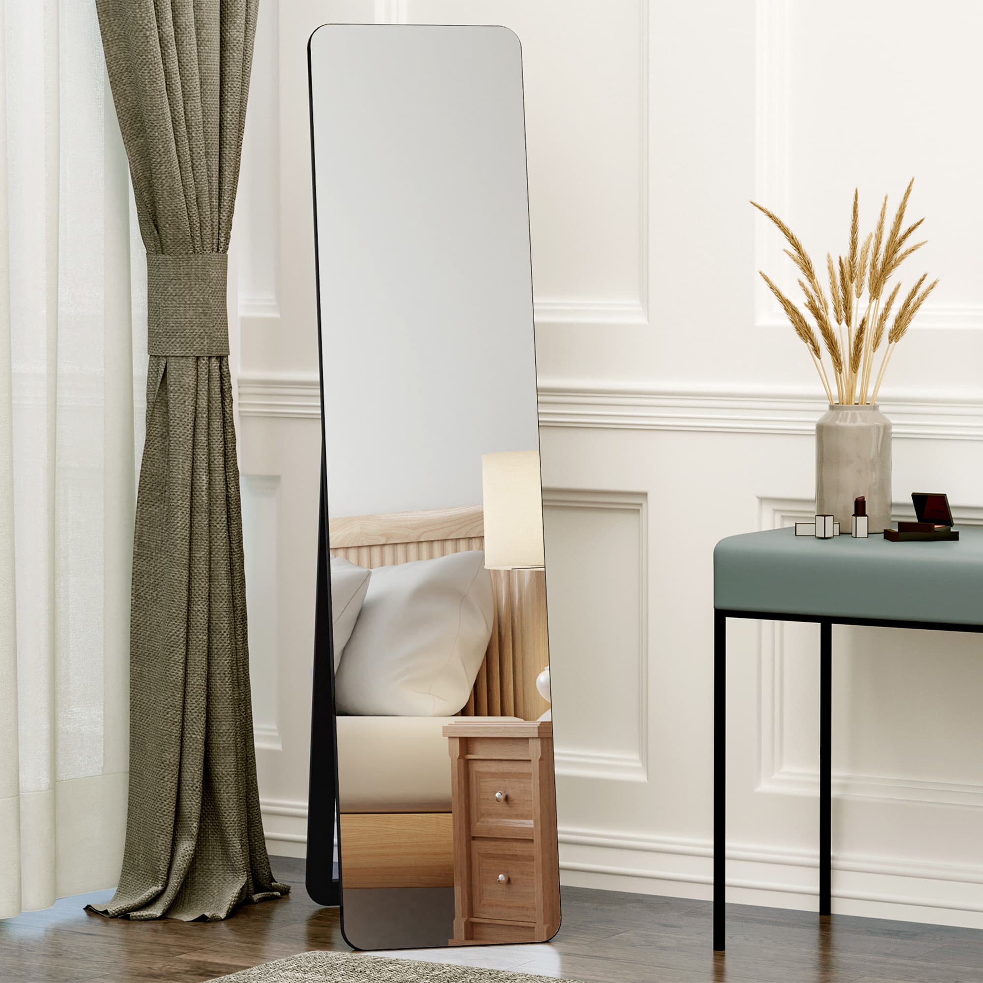 Transform Your Space with this Black Full Length Mirror - image 4