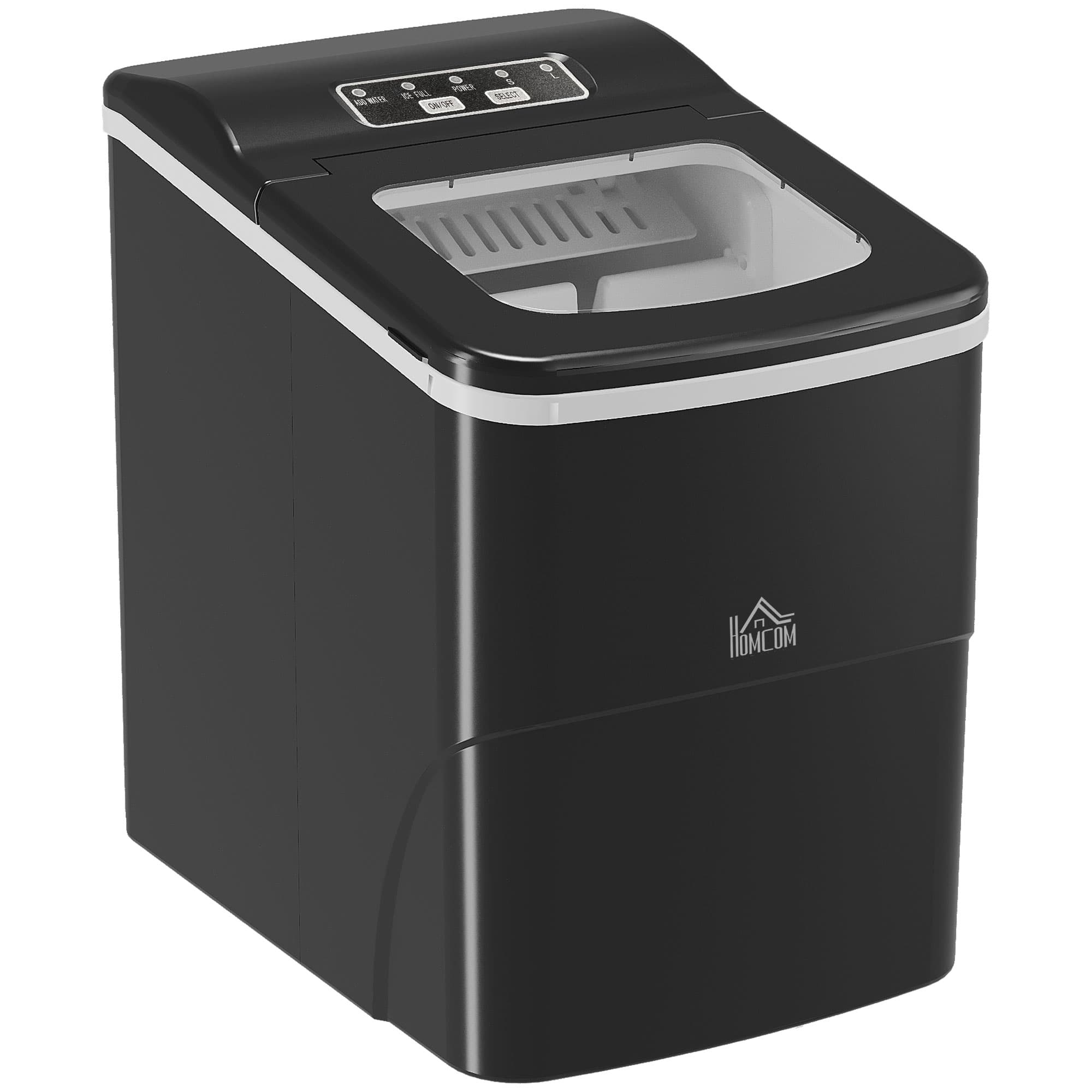 Transform Your Drinks with this 12kg Countertop Ice Maker - Black
