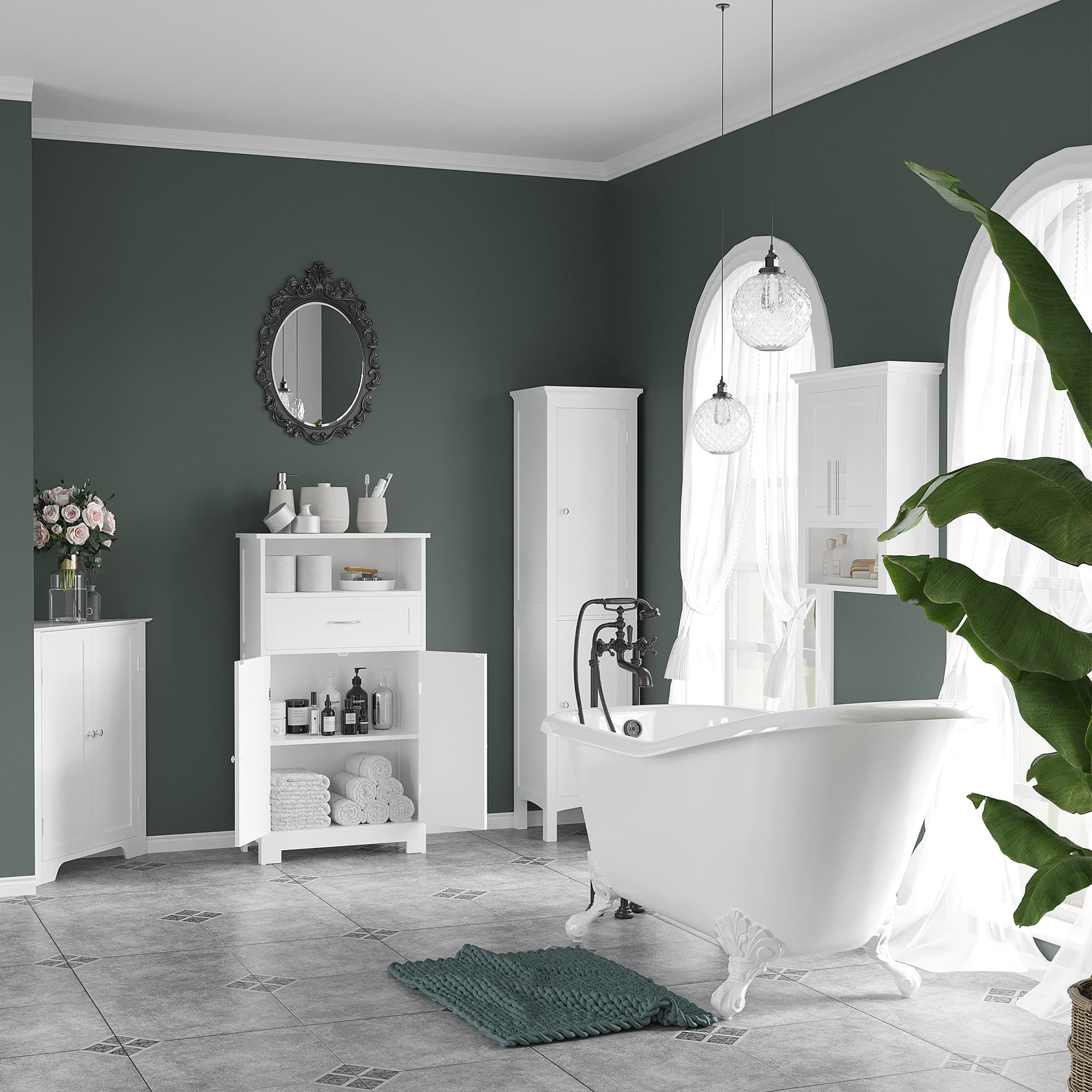 Transform Your Space With This Slim Tall Bathroom Cabinet - image 1