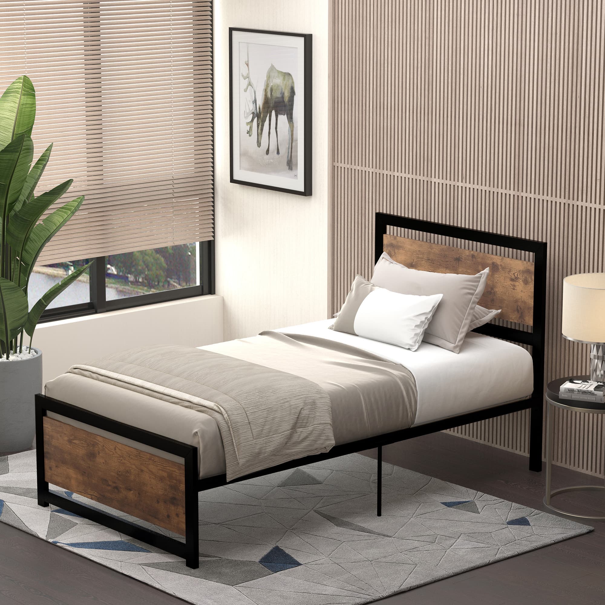 Transform Your Bedroom with this Industrial Single Bed - image 5