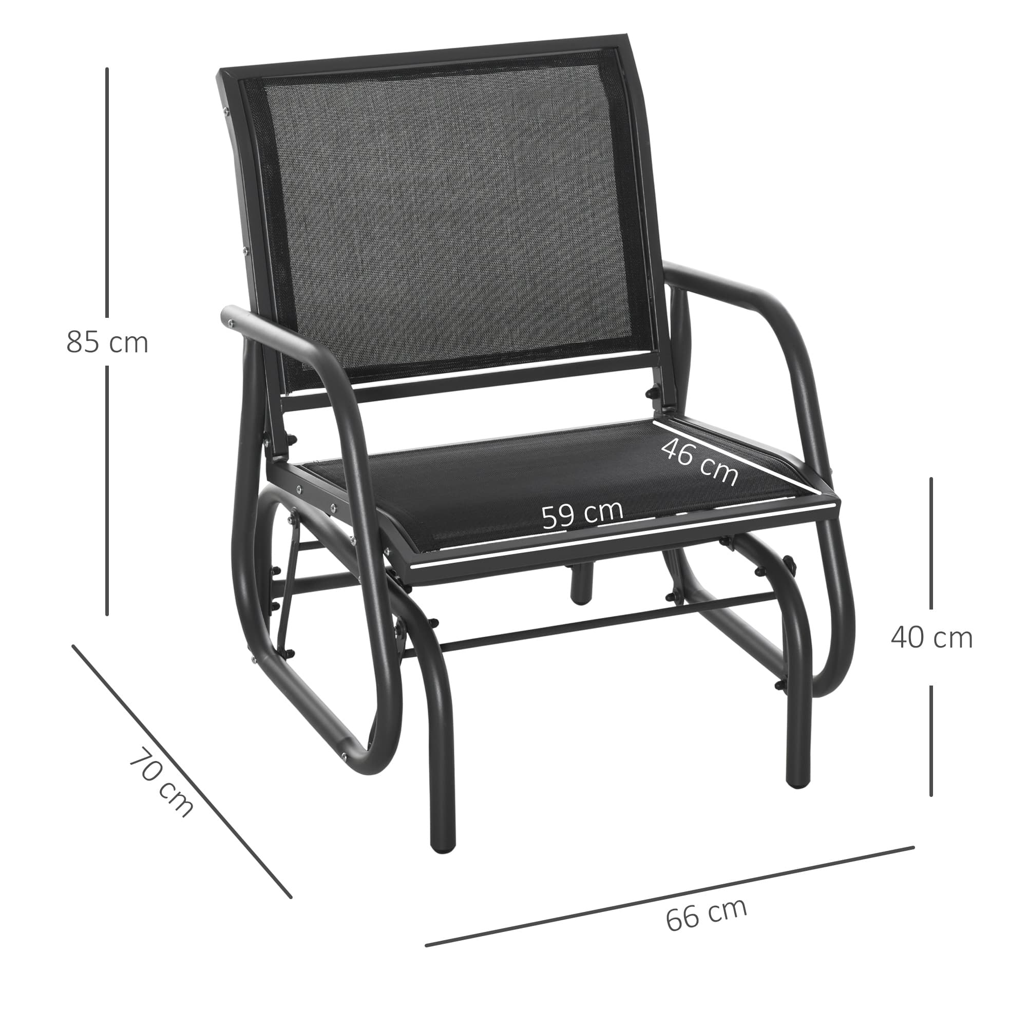 Transform Your Patio with this Premium Garden Glider Chair - image 1