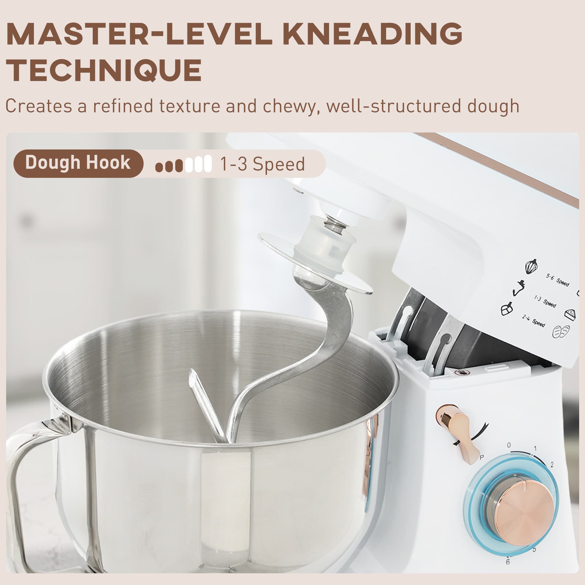 Transform Your Baking with the Premium 1400W 5L Stand Mixer - image 2