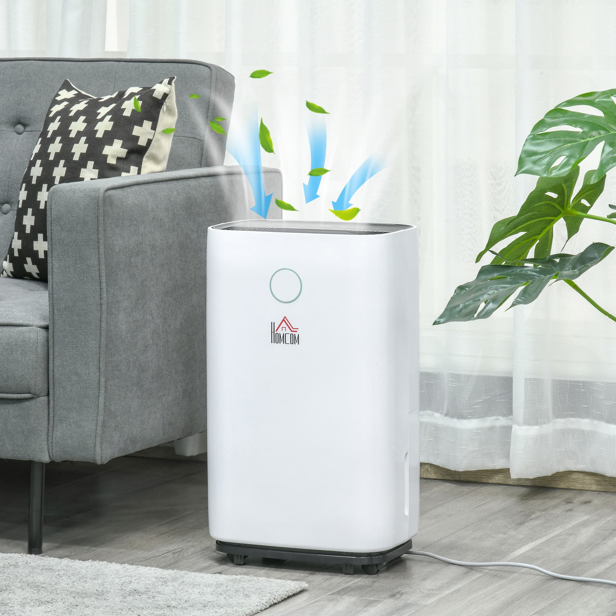 16-Litre Portable Dehumidifier with LED Display and 24H Timer - image 9