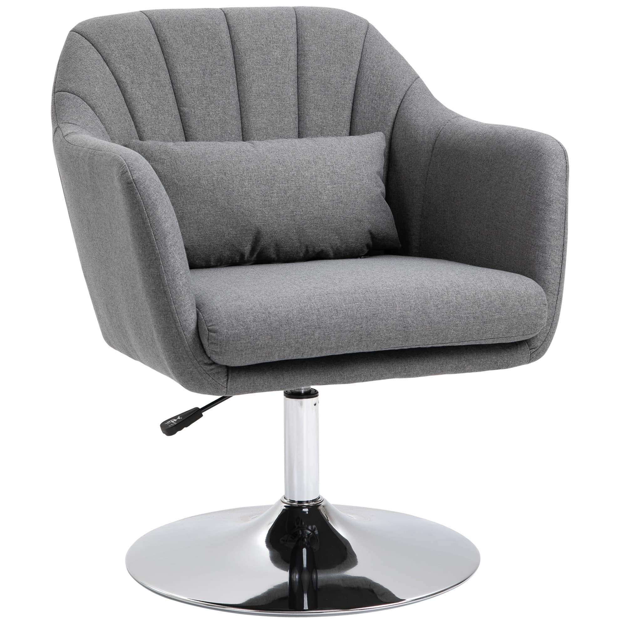 Transform Your Space with this Dark Grey Swivel Accent Chair - Dark Grey