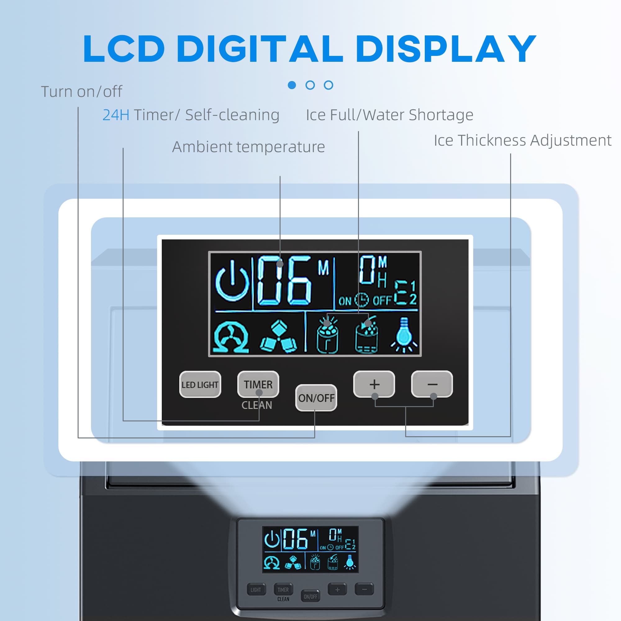Premium 30kg Commercial Ice Maker for Home and Business - image 1