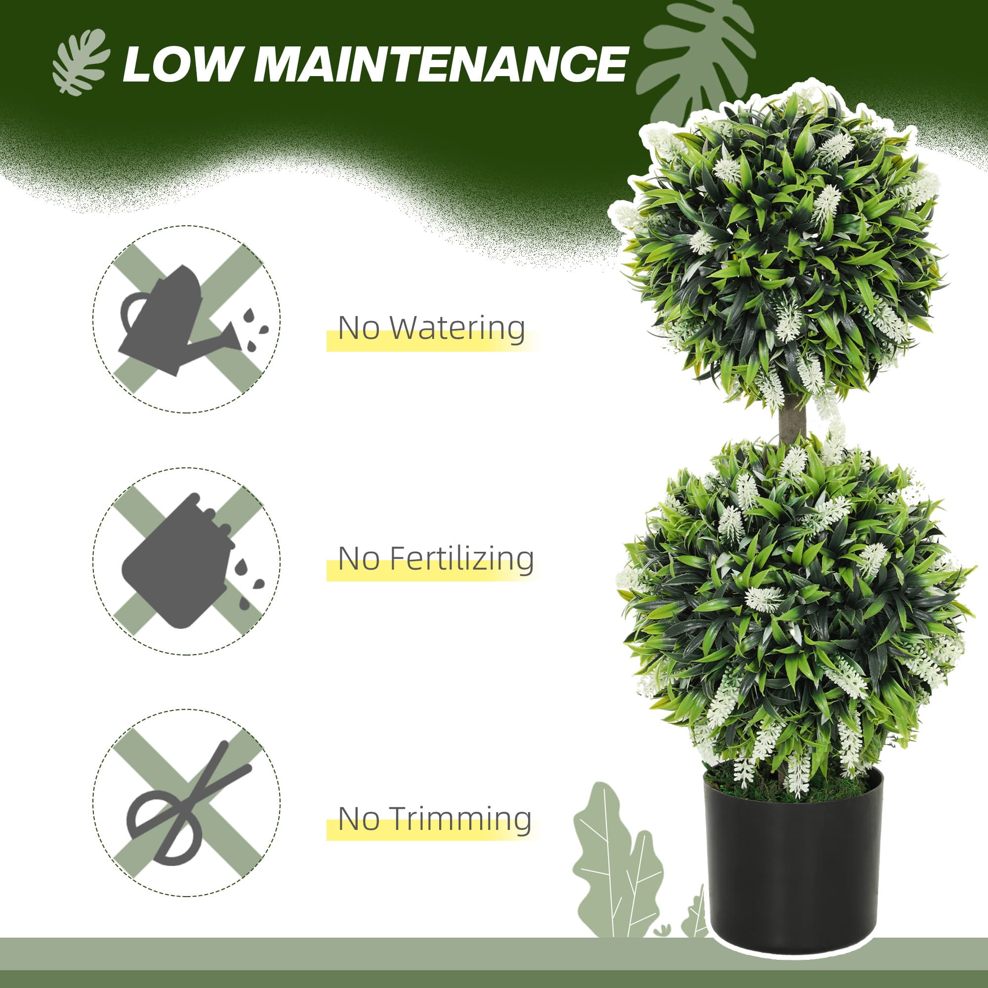 Transform Your Space with 70cm Artificial Lavender Trees - image 1
