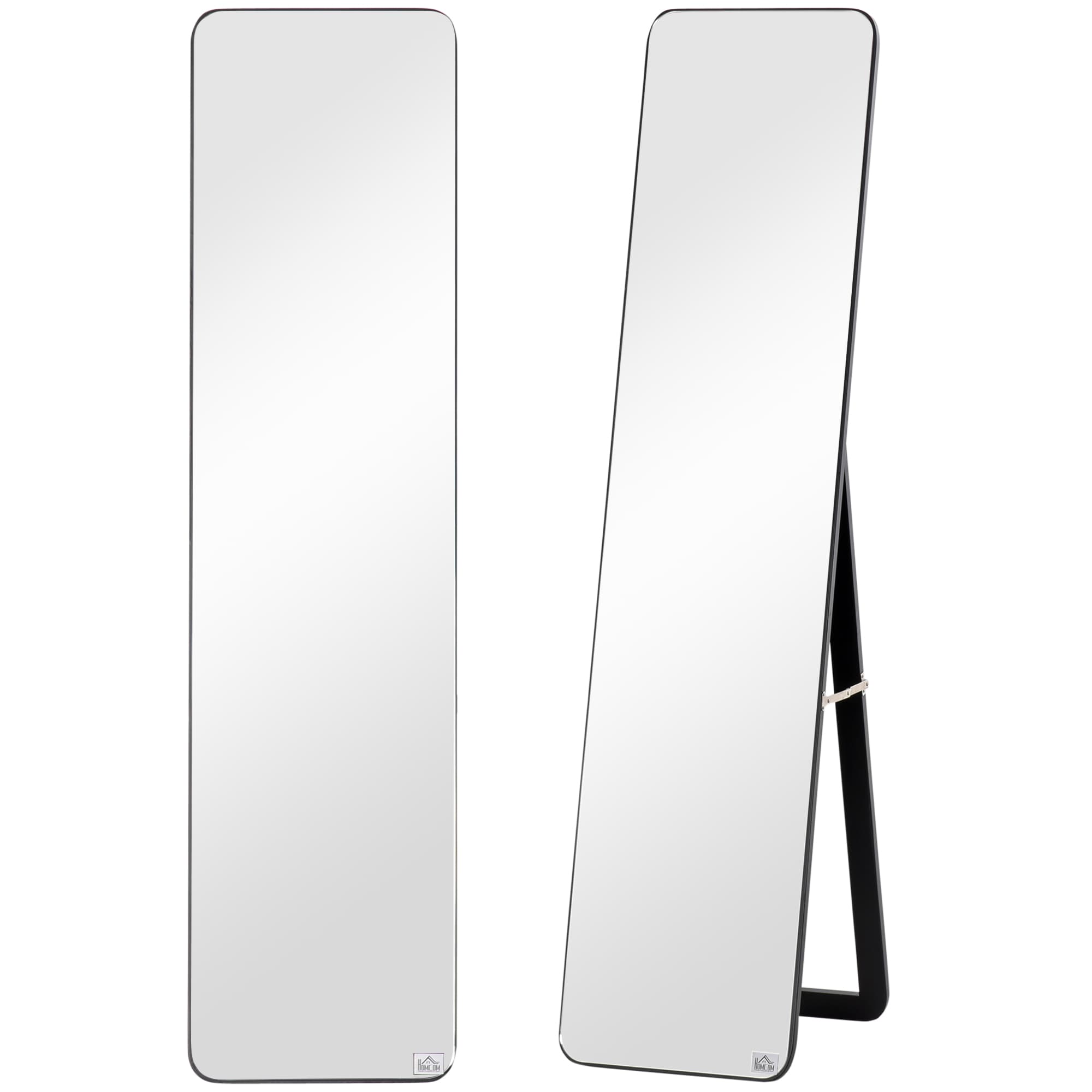 Transform Your Space with this Black Full Length Mirror - Black