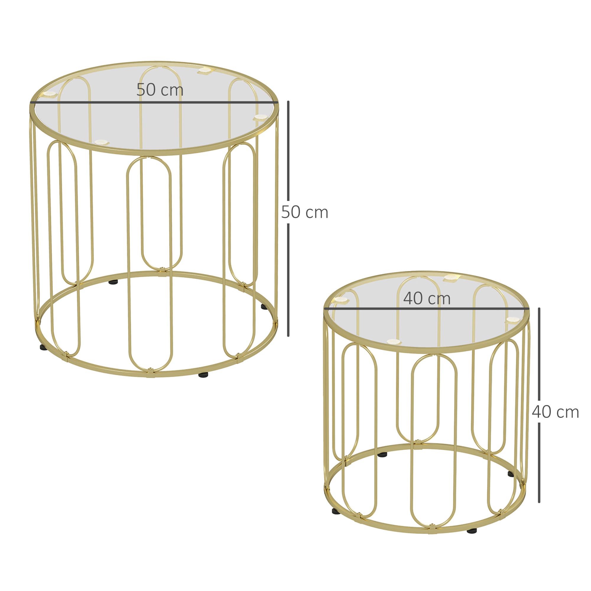 Transform Your Living Room with Gold Nesting Coffee Tables - image 1