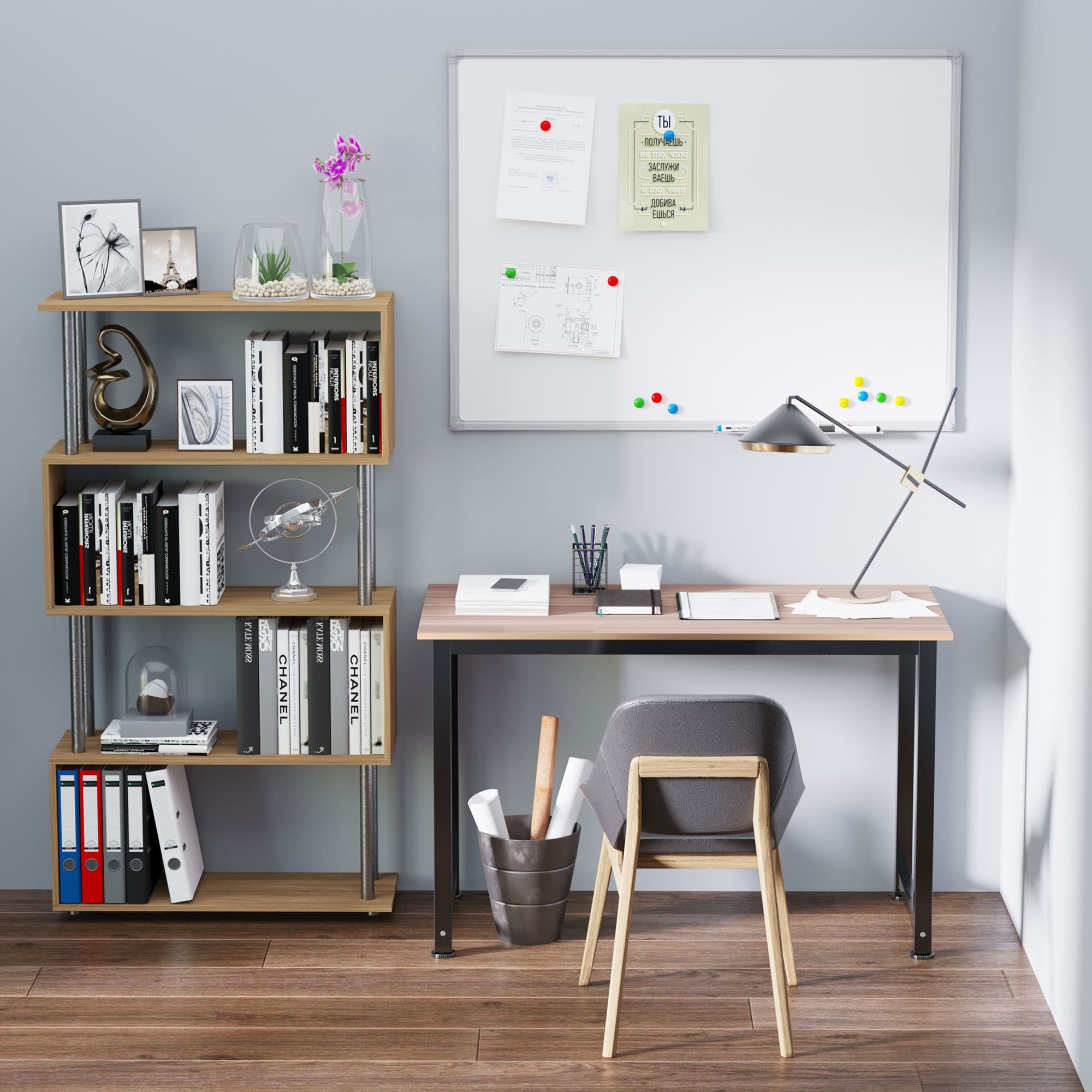 Transform Your Workspace with this 120cm Black Computer Desk - image 2