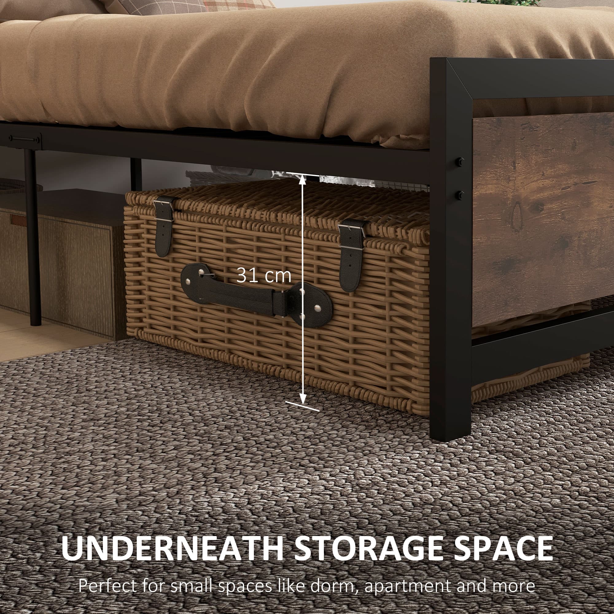 Transform Your Bedroom with this Industrial Single Bed - image 2