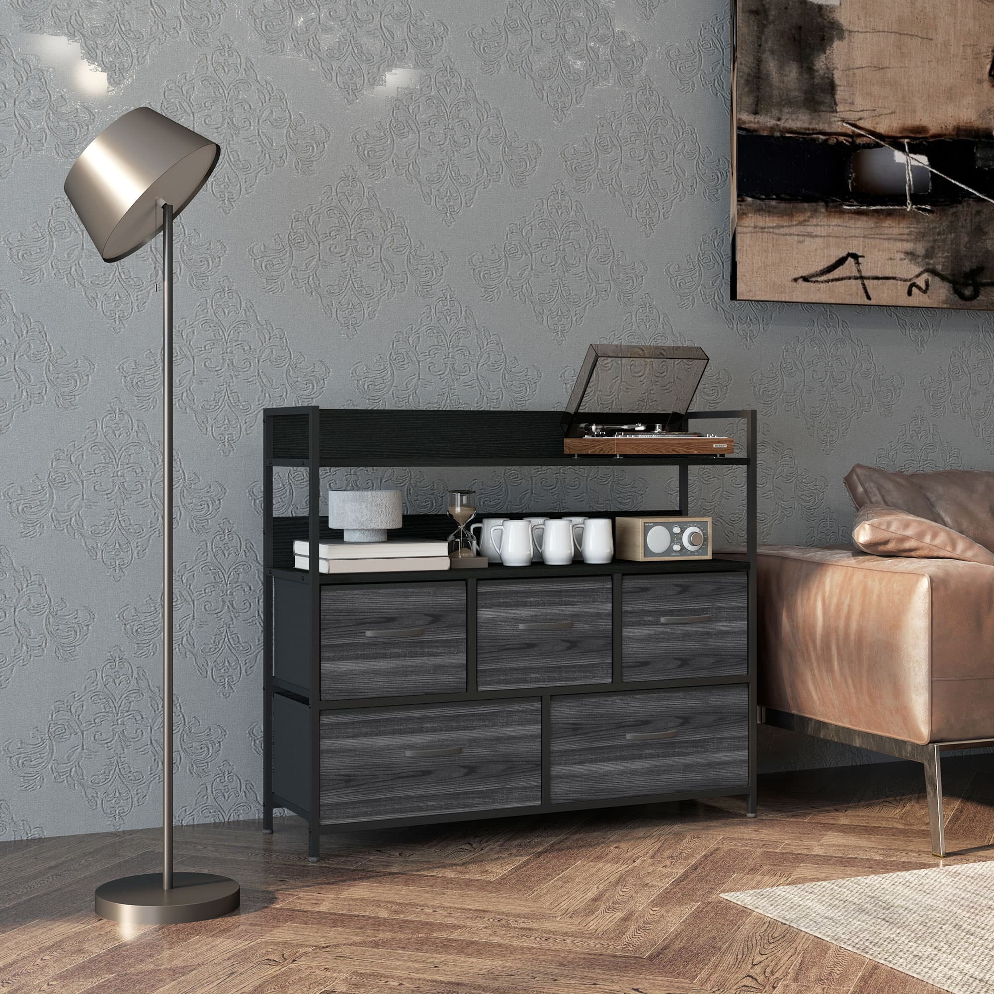Transform Your Space with this Rustic 5-Drawer Chest - image 1
