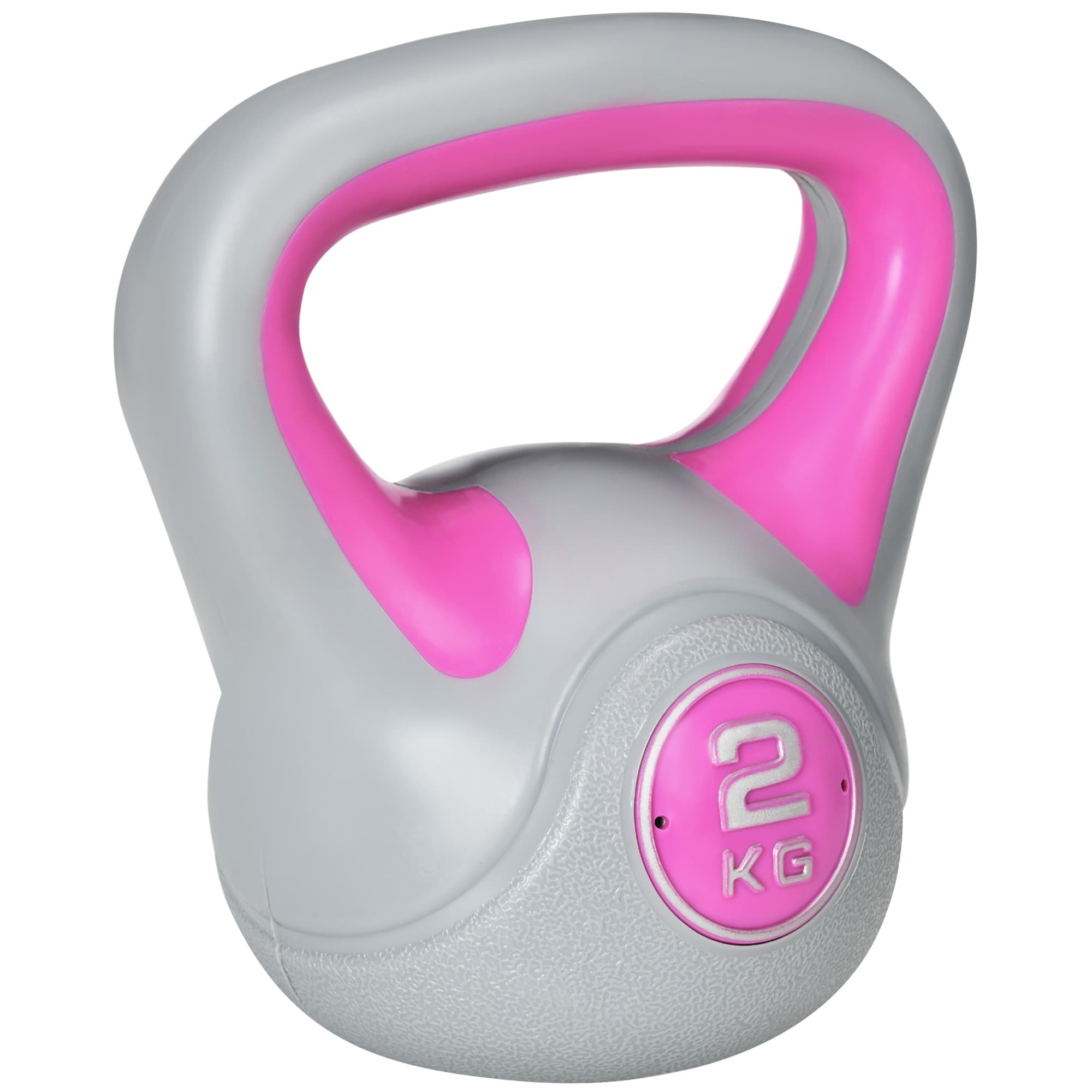 Train Strength at Home with a 2kg Kettlebell - Pink