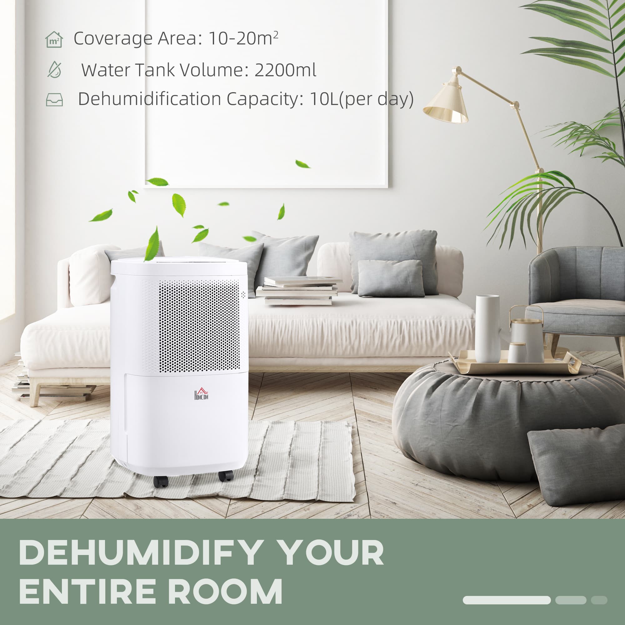 Compact Dehumidifier with WiFi Control — 10 Litres Per Day - image 9