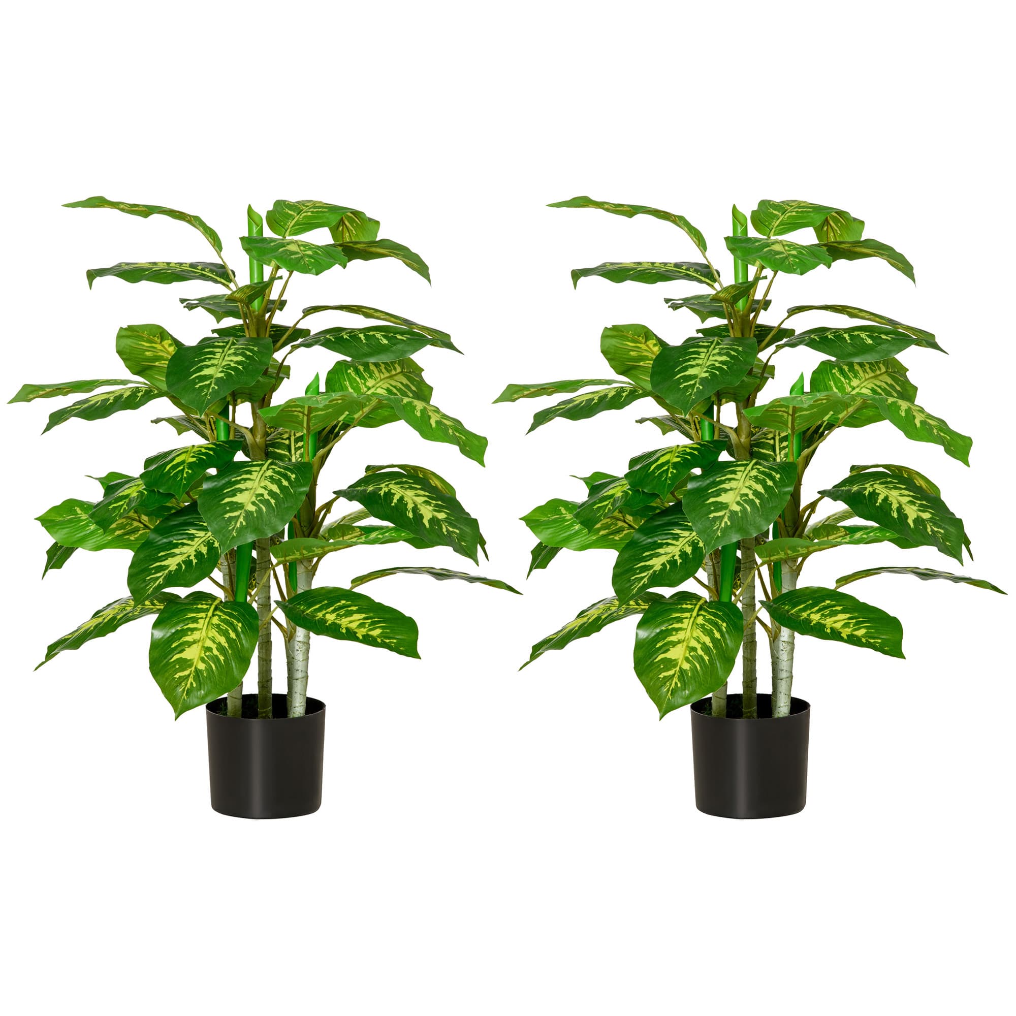 Transform Your Space with 95cm Artificial Evergreen Trees - Green