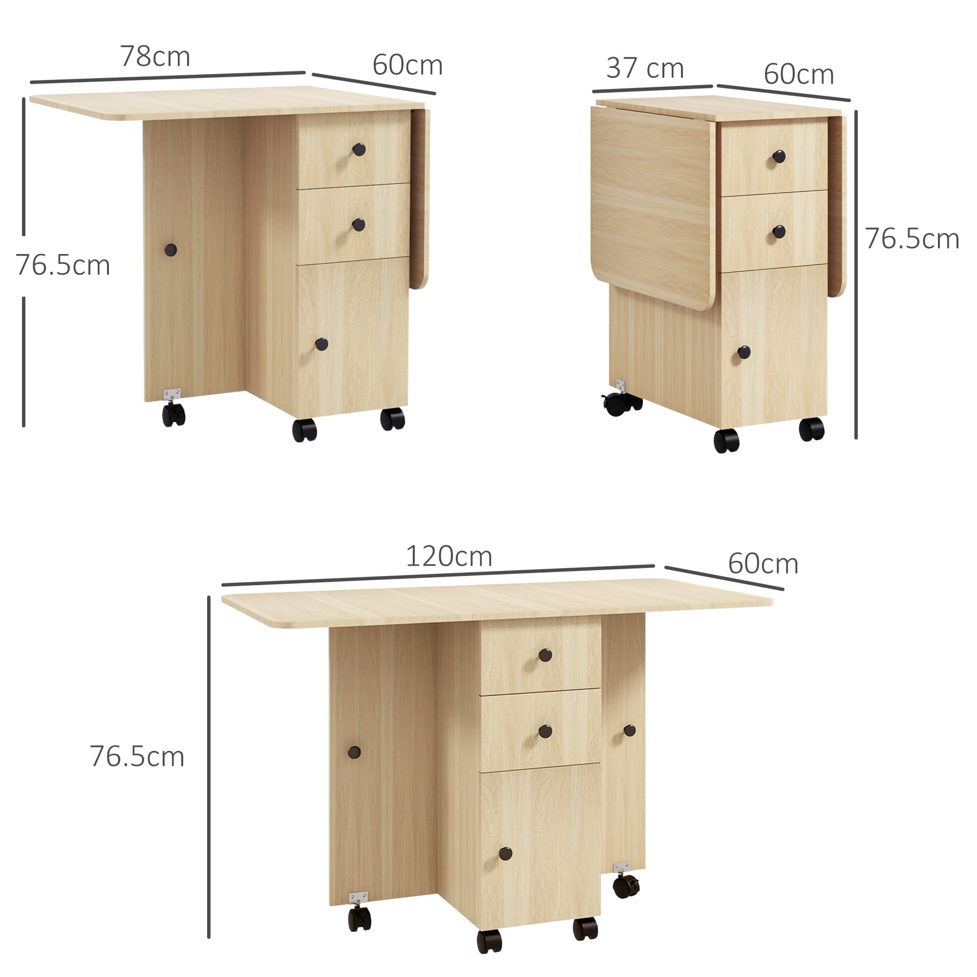 Transform Your Space With This 6-Seater Drop Leaf Table - image 2