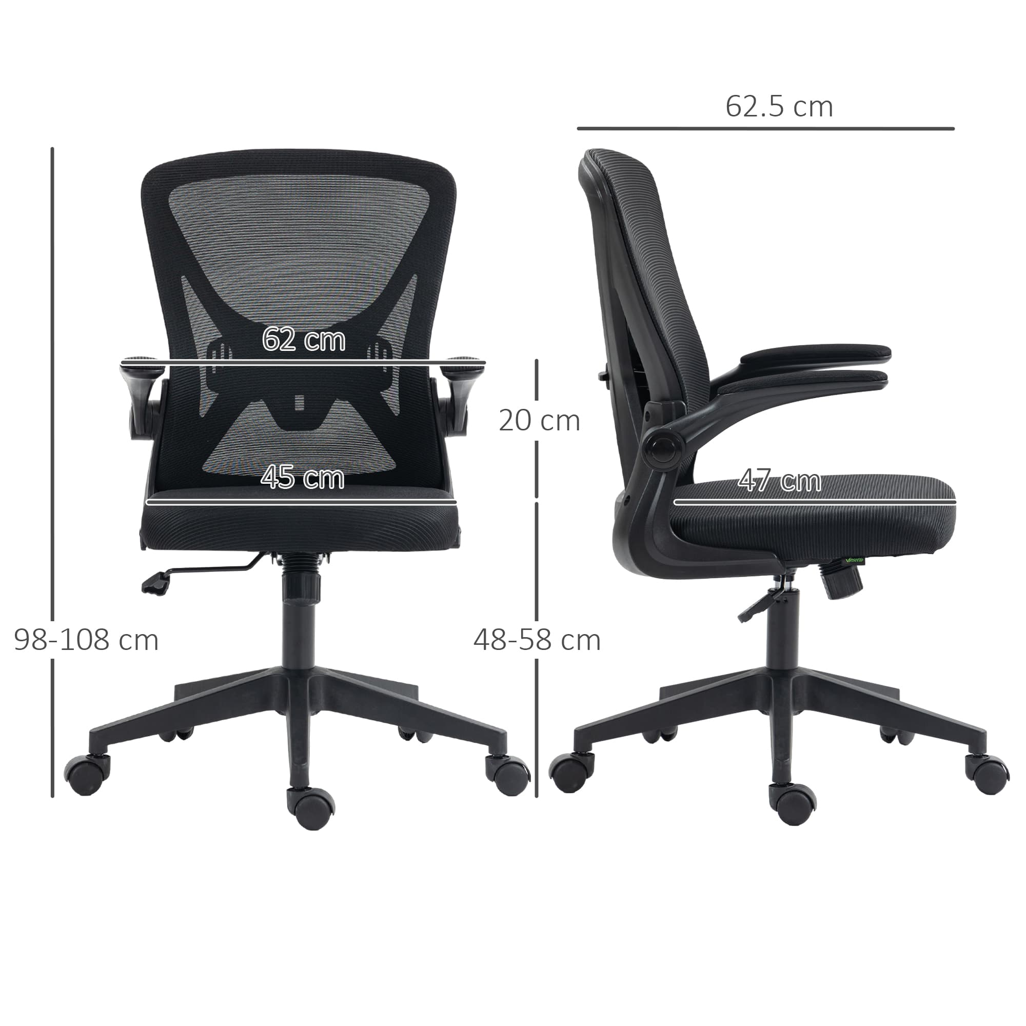 Ergonomic Vinsetto Mesh Office Chair for All-Day Comfort - image 4