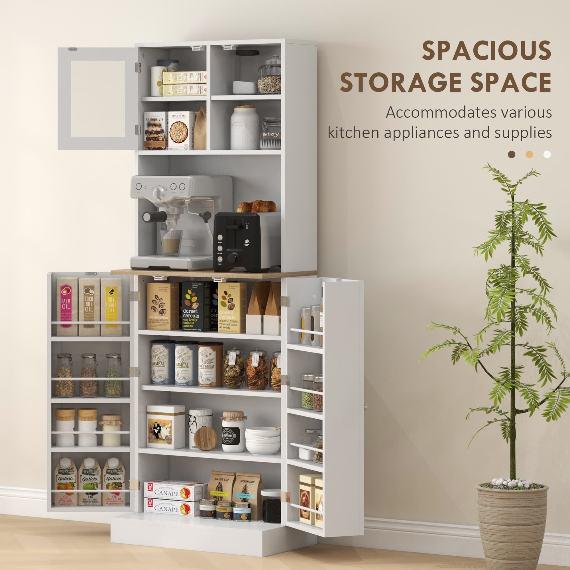 Keep Your Kitchen Organised with a Tall Pantry Cupboard - image 3