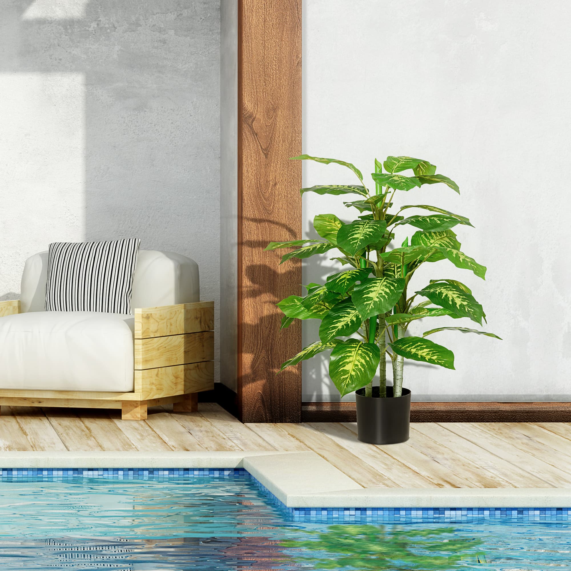 Transform Your Space with 95cm Artificial Evergreen Trees - image 2