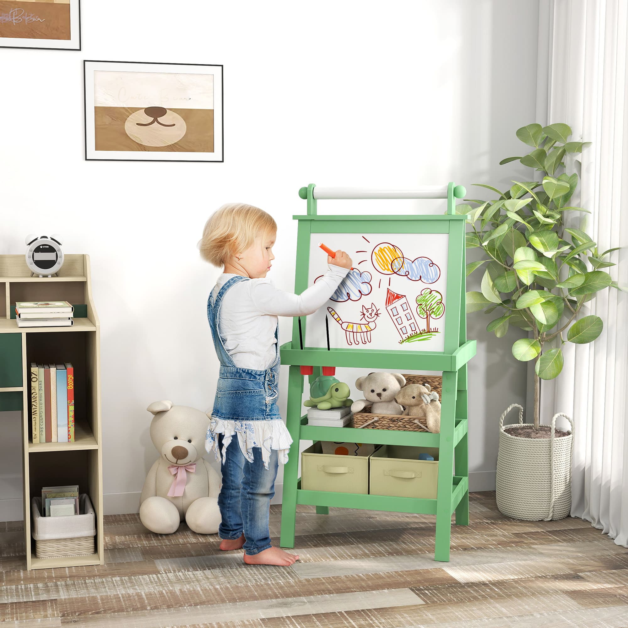 Discover Endless Creativity with this 3-in-1 Kids Easel - image 3
