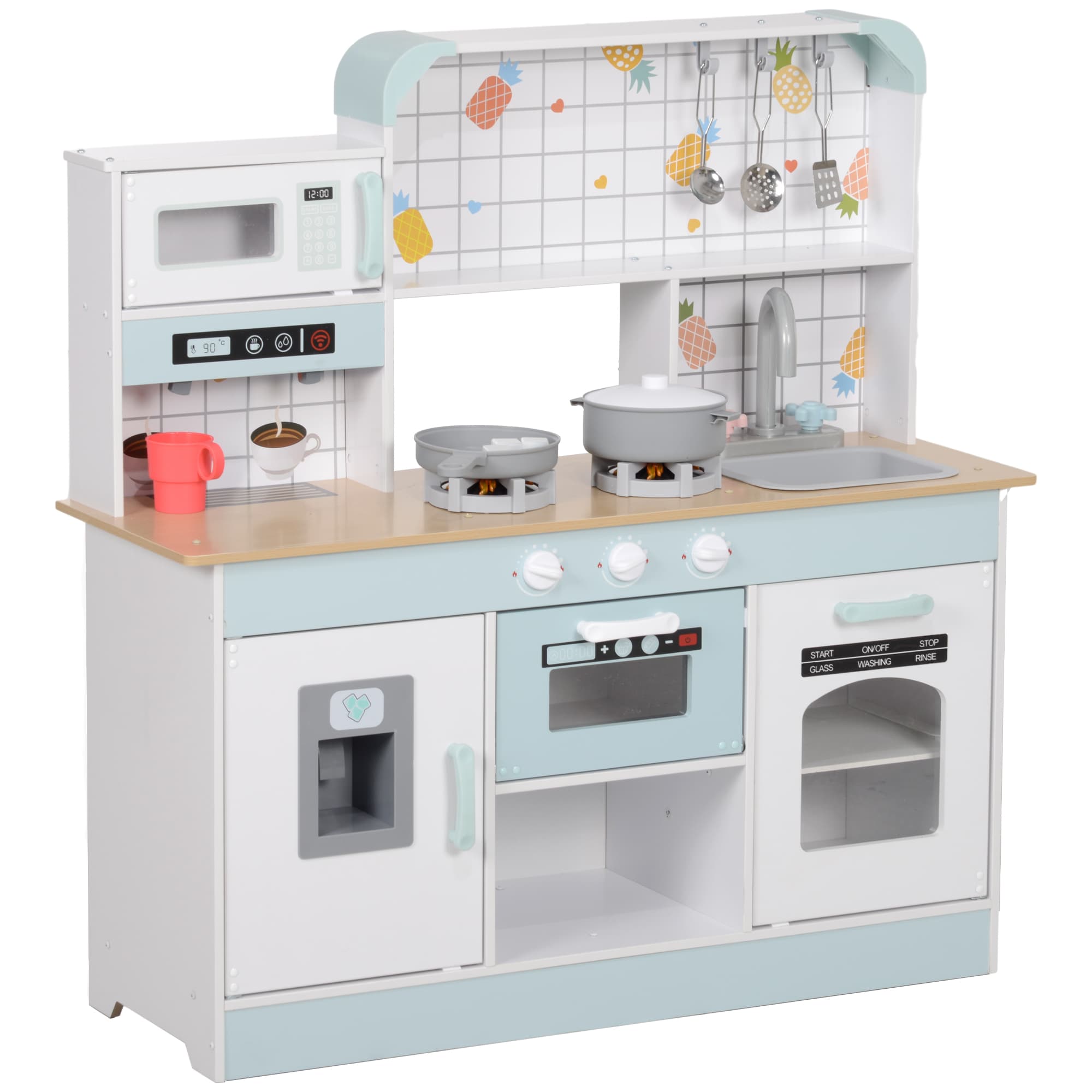 Transform Playtime with this Interactive Kids Toy Kitchen - White